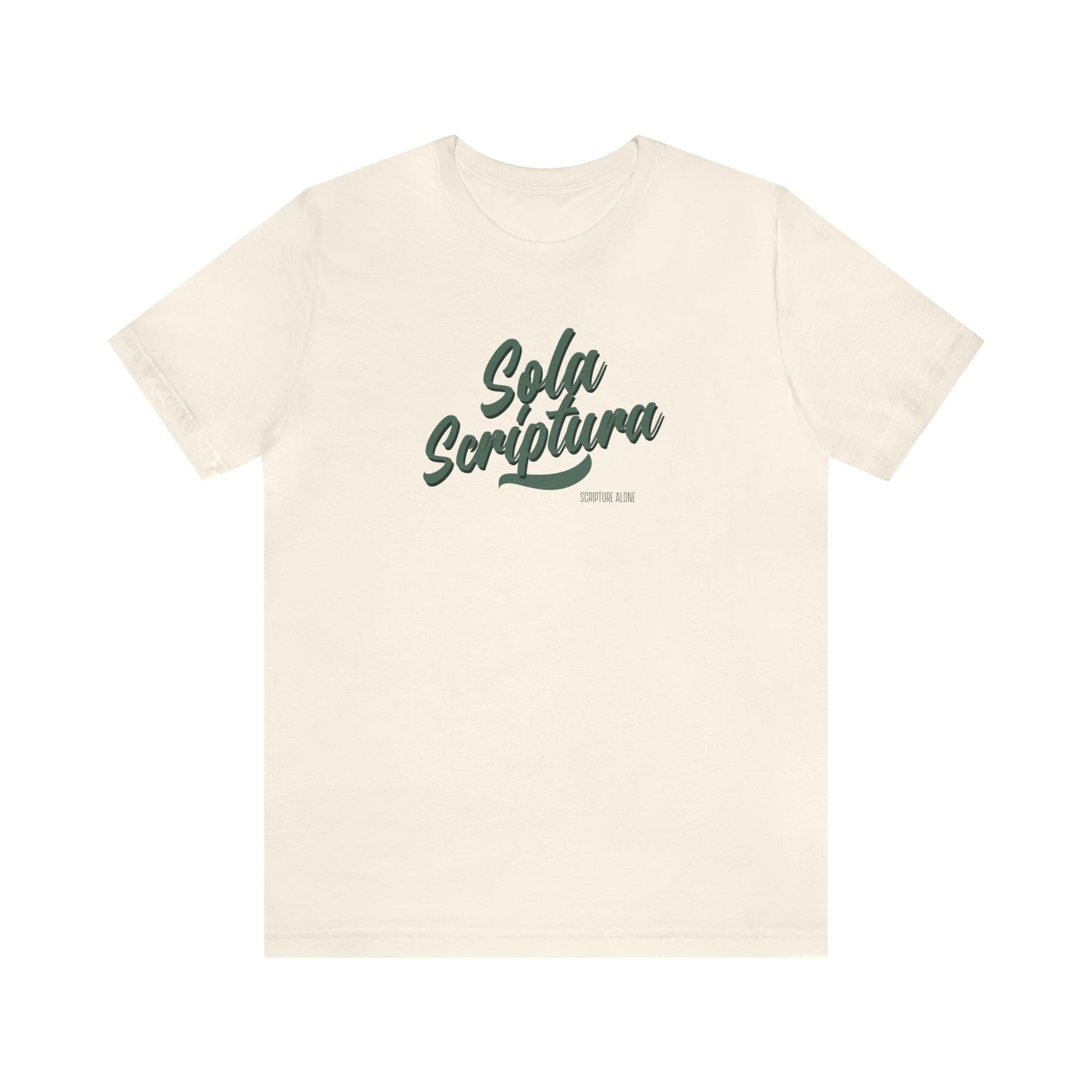 Sola Scriptura Unisex Jersey Short Sleeve Tee