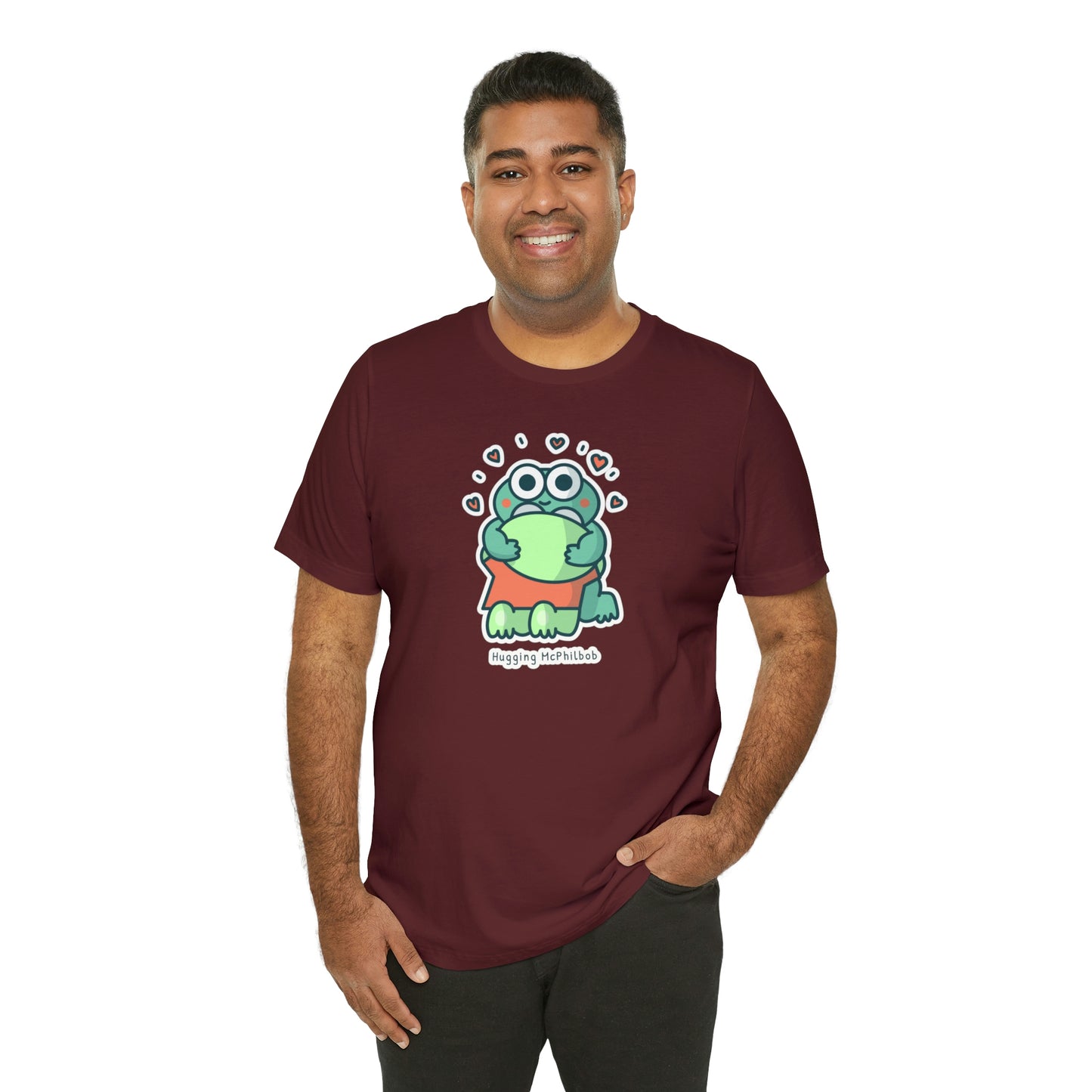 Hugging McPhilbob Unisex Jersey Short Sleeve Tee
