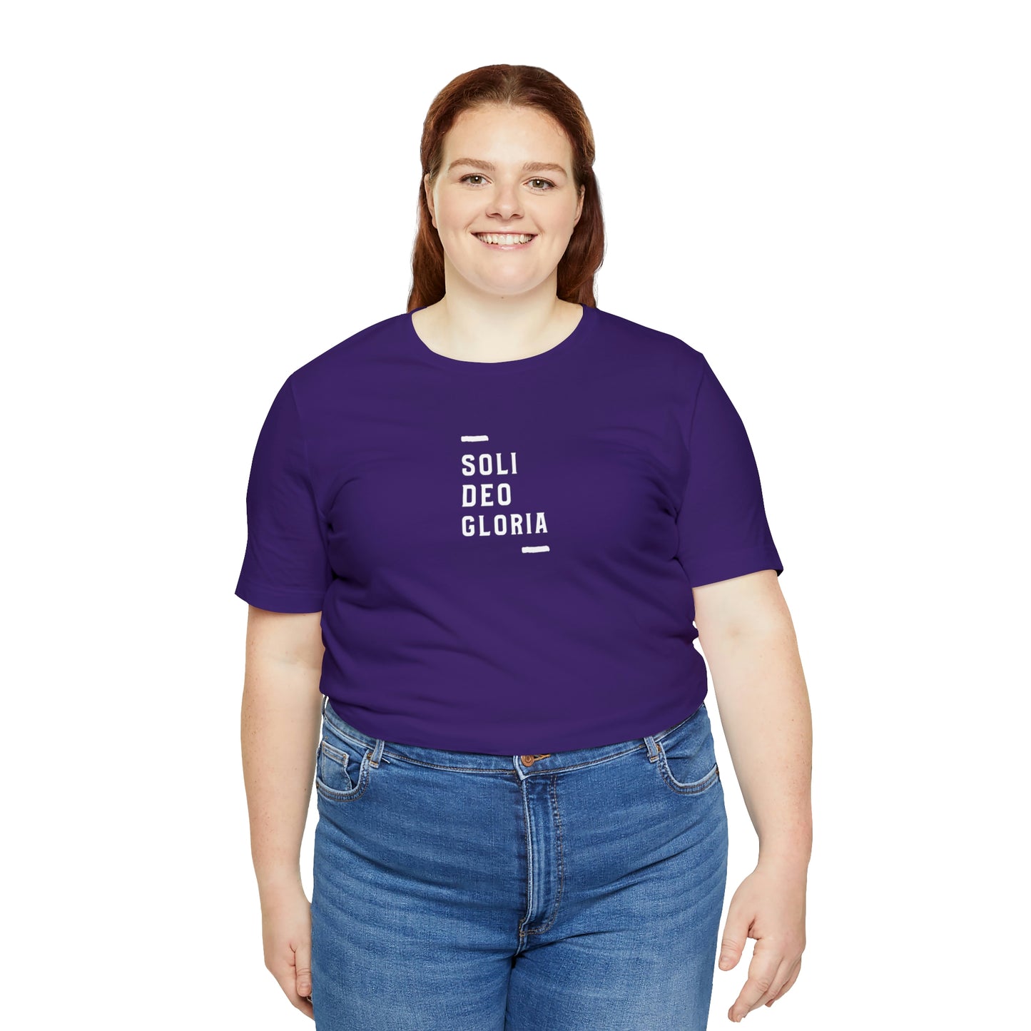 Soli Deo Gloria Simple Classical Unisex Jersey Short Sleeve Tee