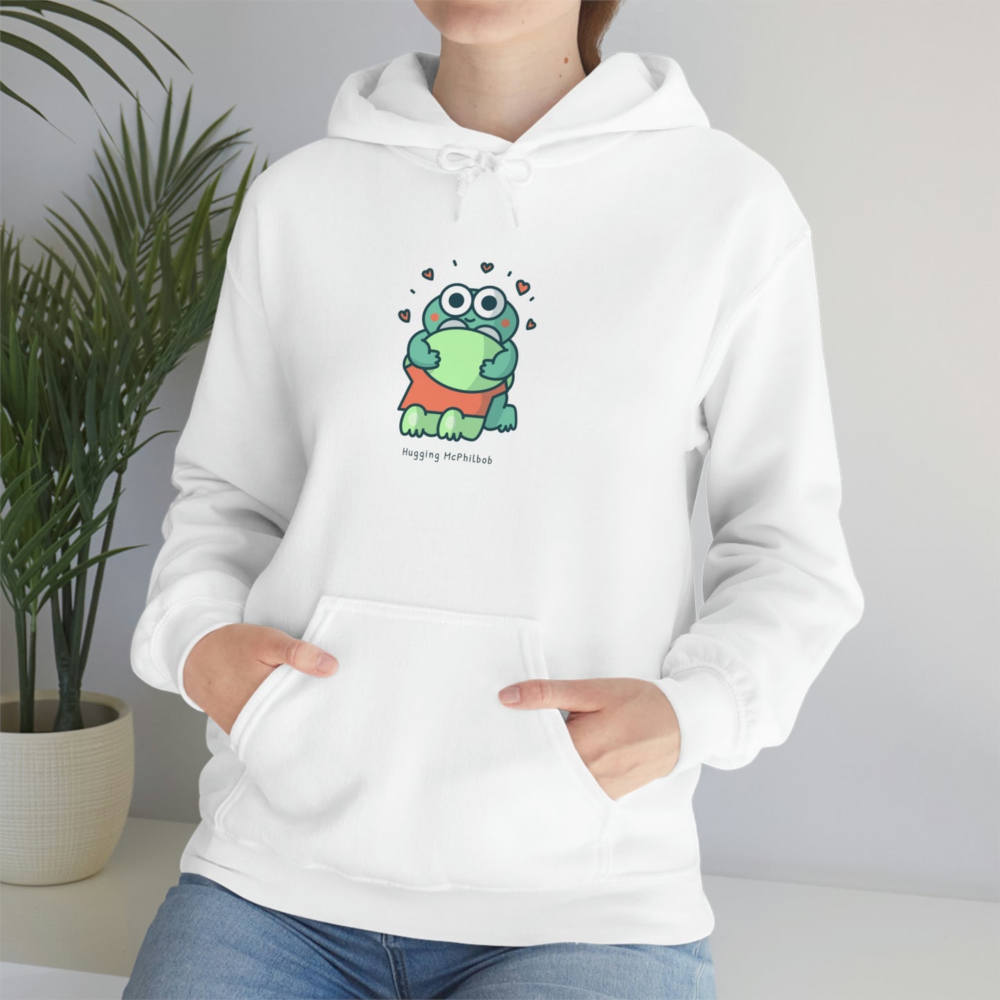 Hugging McPhilbob Unisex Heavy Blend™ Hooded Sweatshirt