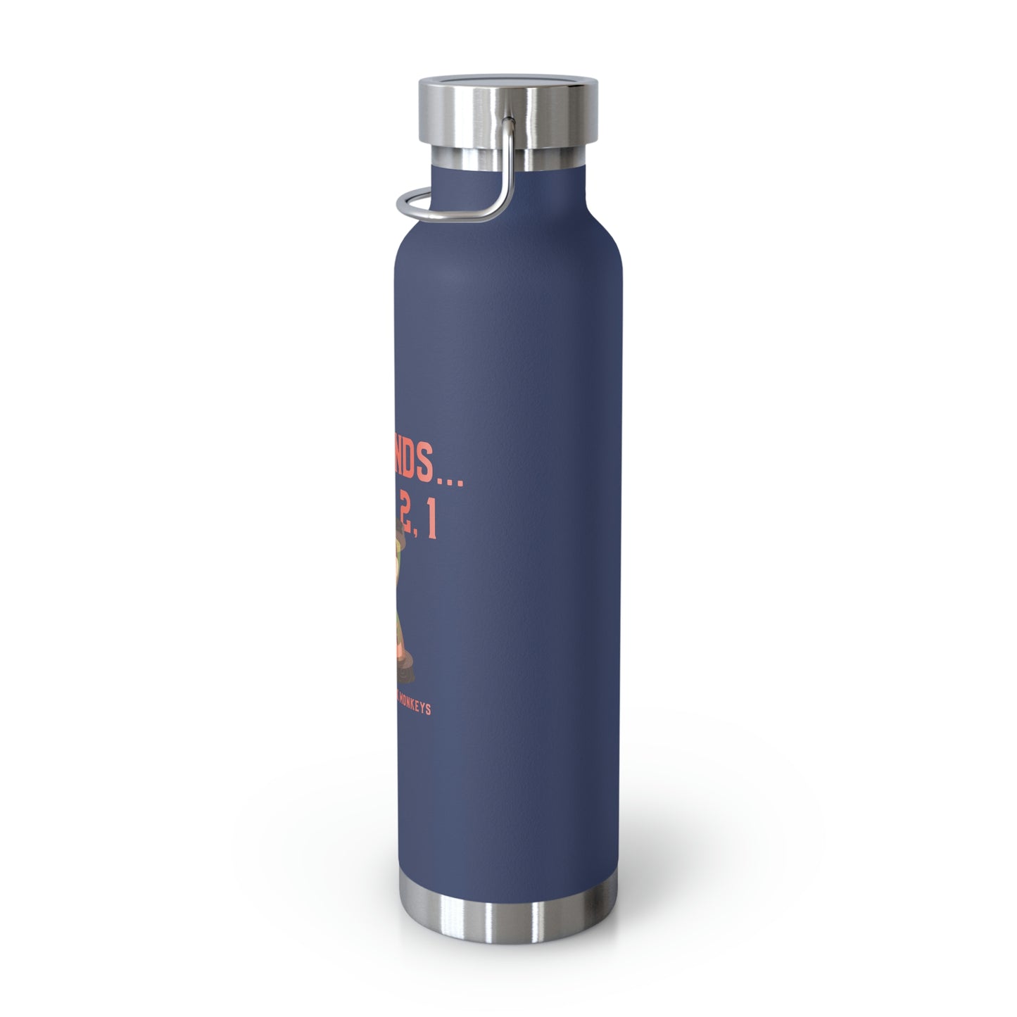 30 Seconds...5,4,3,2,1 Copper Vacuum Insulated Bottle, 22oz