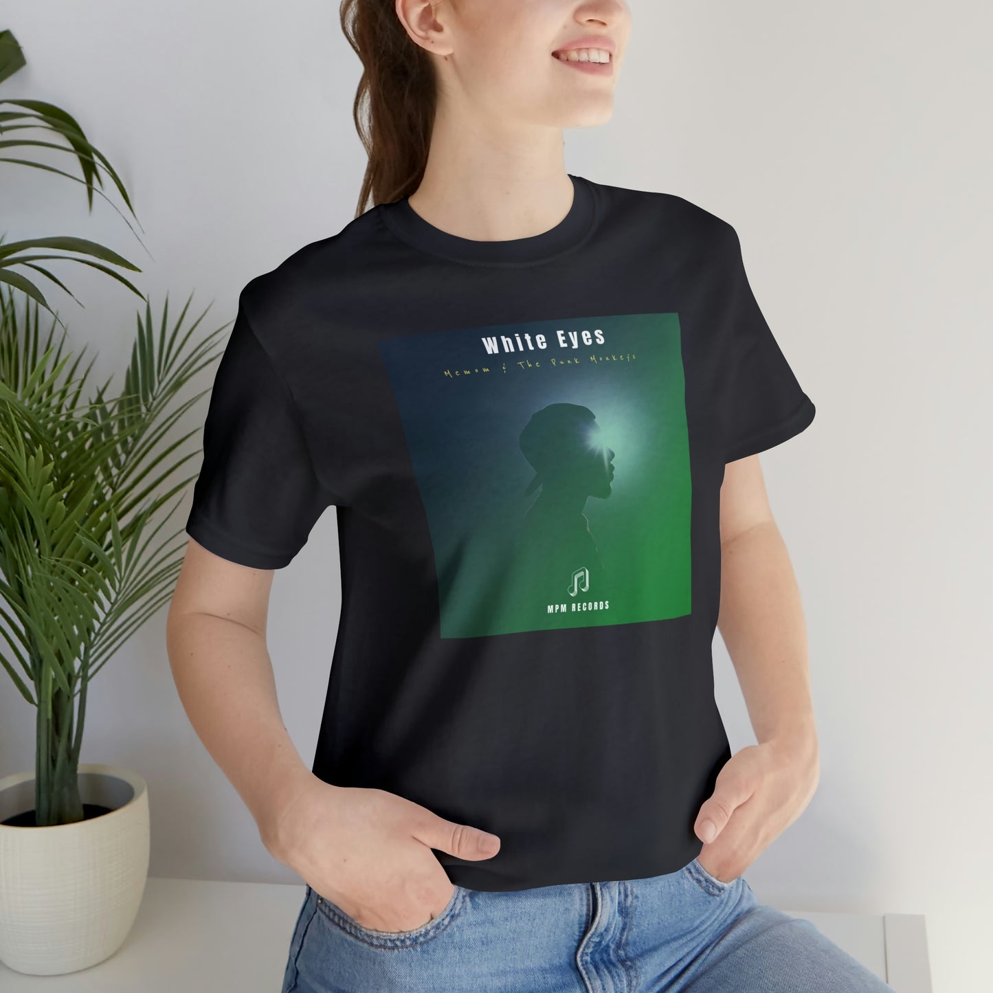 White Eyes Unisex Jersey Short Sleeve Tee