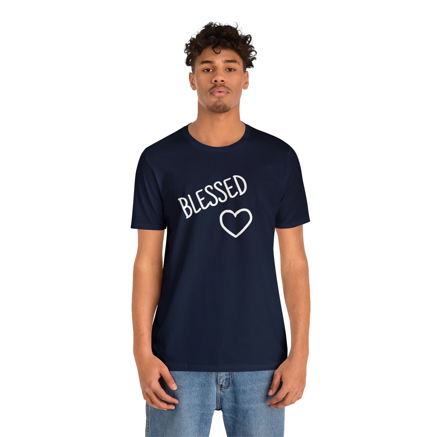 Blessed Heart Unisex Jersey Short Sleeve Tee