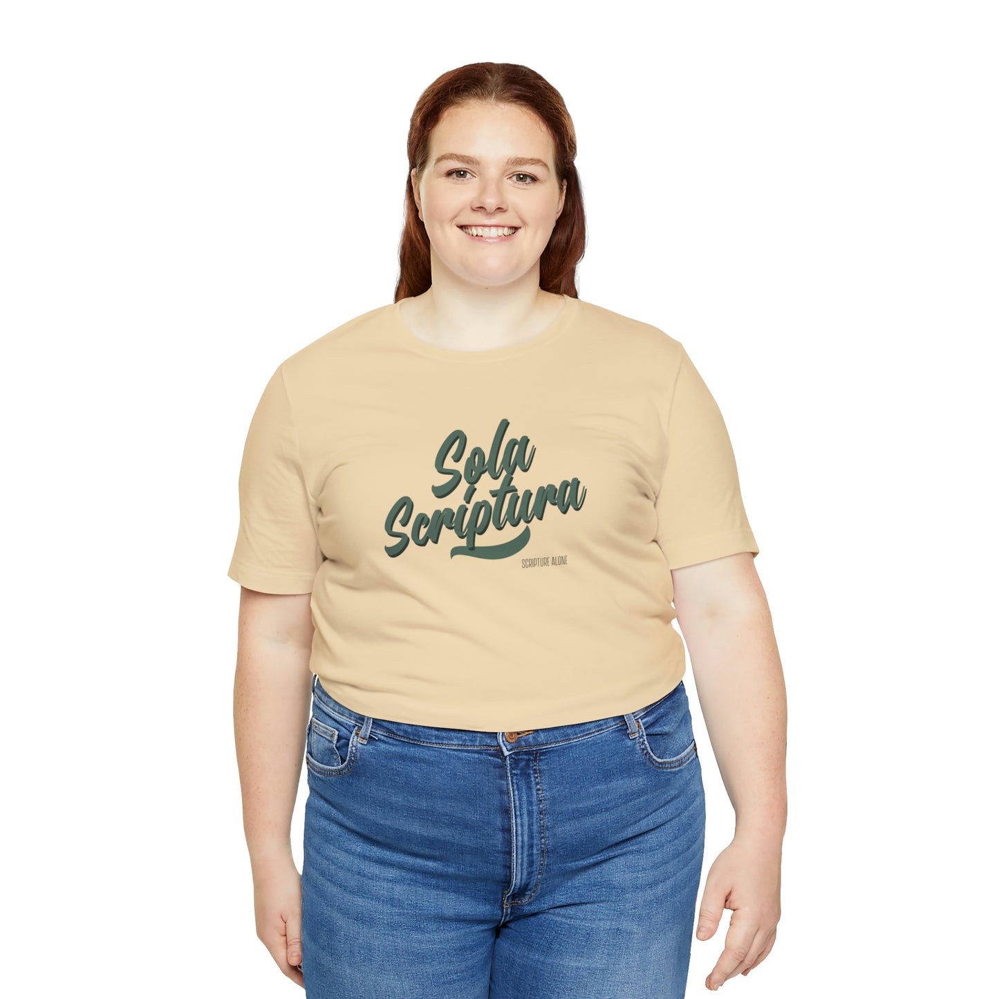 Sola Scriptura Unisex Jersey Short Sleeve Tee