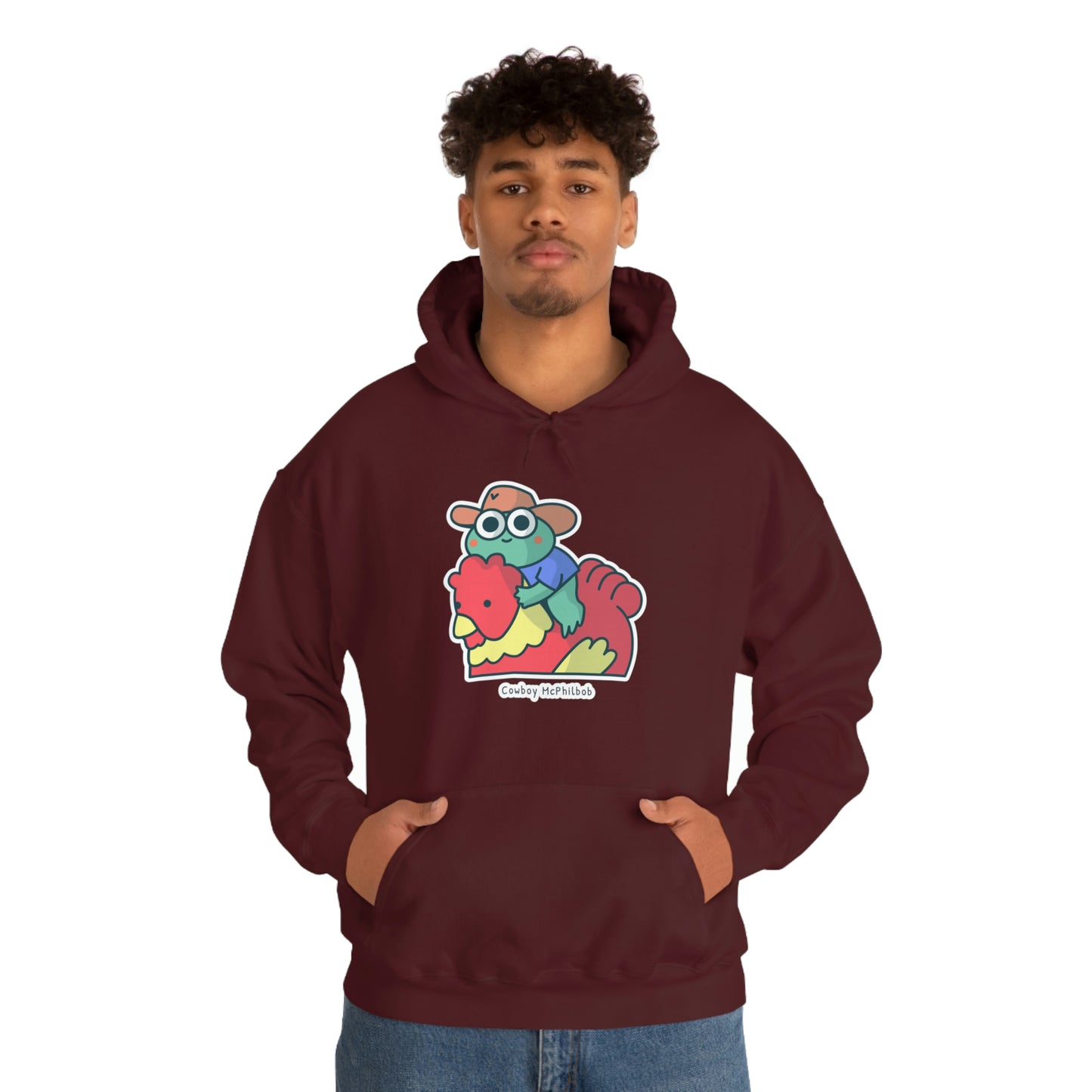 Cowboy McPhilbob Unisex Heavy Blend™ Hooded Sweatshirt