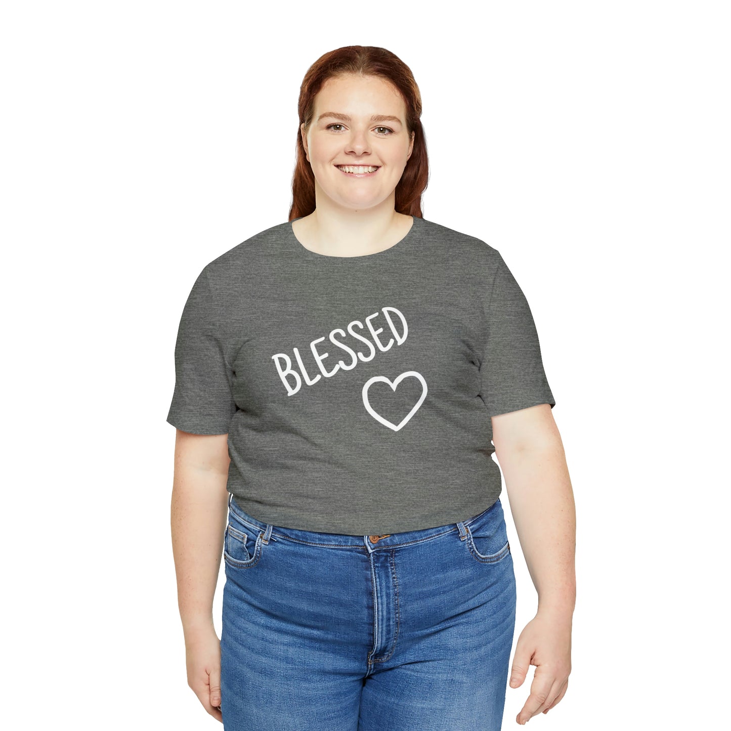 Blessed Heart Unisex Jersey Short Sleeve Tee