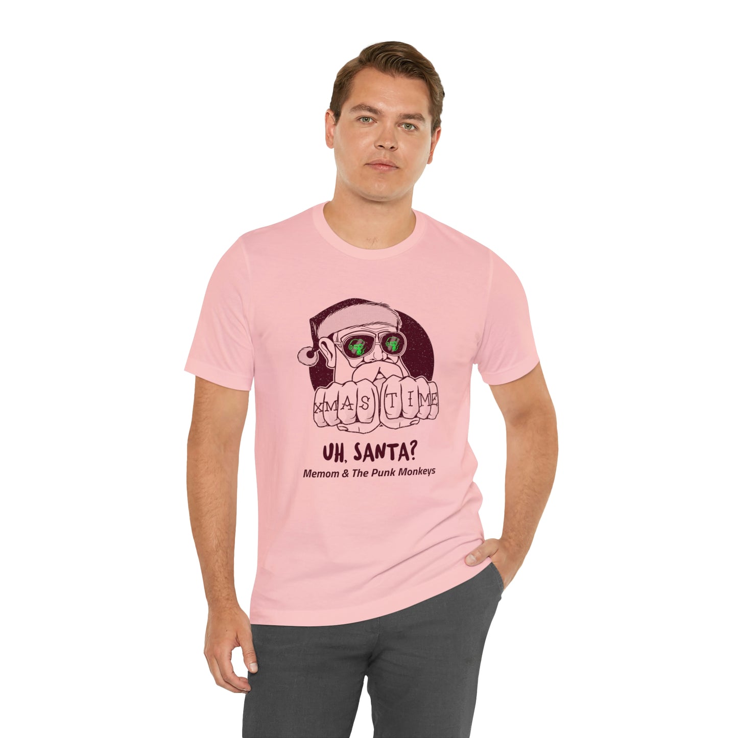 Uh, Santa? Unisex Jersey Short Sleeve Tee