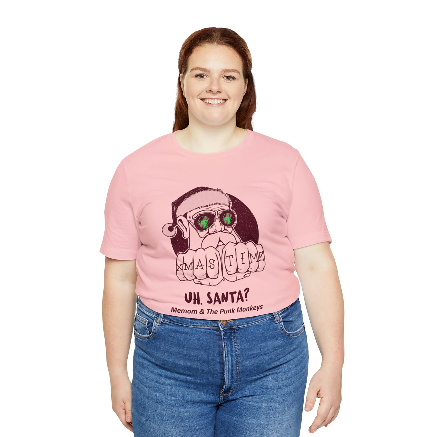 Uh, Santa? Unisex Jersey Short Sleeve Tee