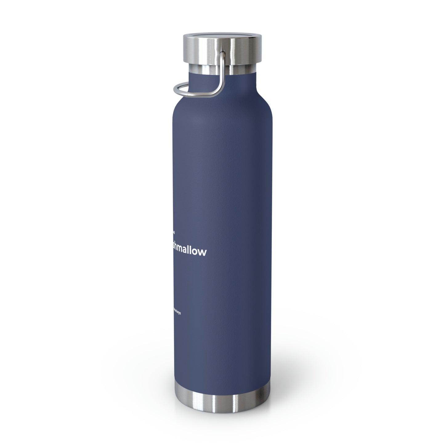 We've Reached the Pink Marshmallow Copper Vacuum Insulated Bottle, 22oz