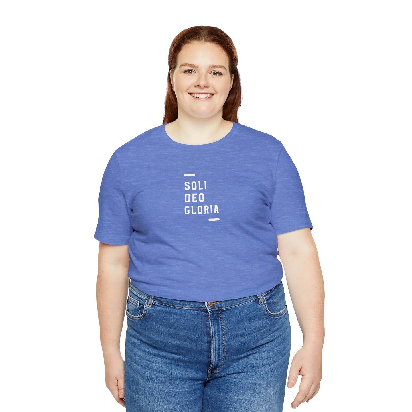 Soli Deo Gloria Simple Classical Unisex Jersey Short Sleeve Tee