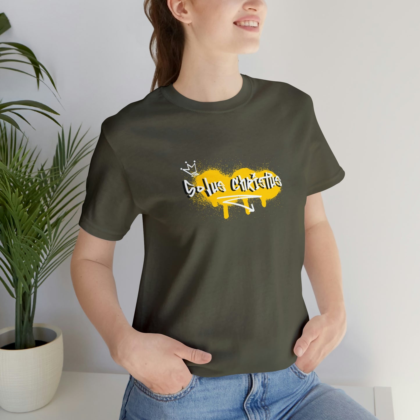 Solus Christus Unisex Jersey Short Sleeve Tee
