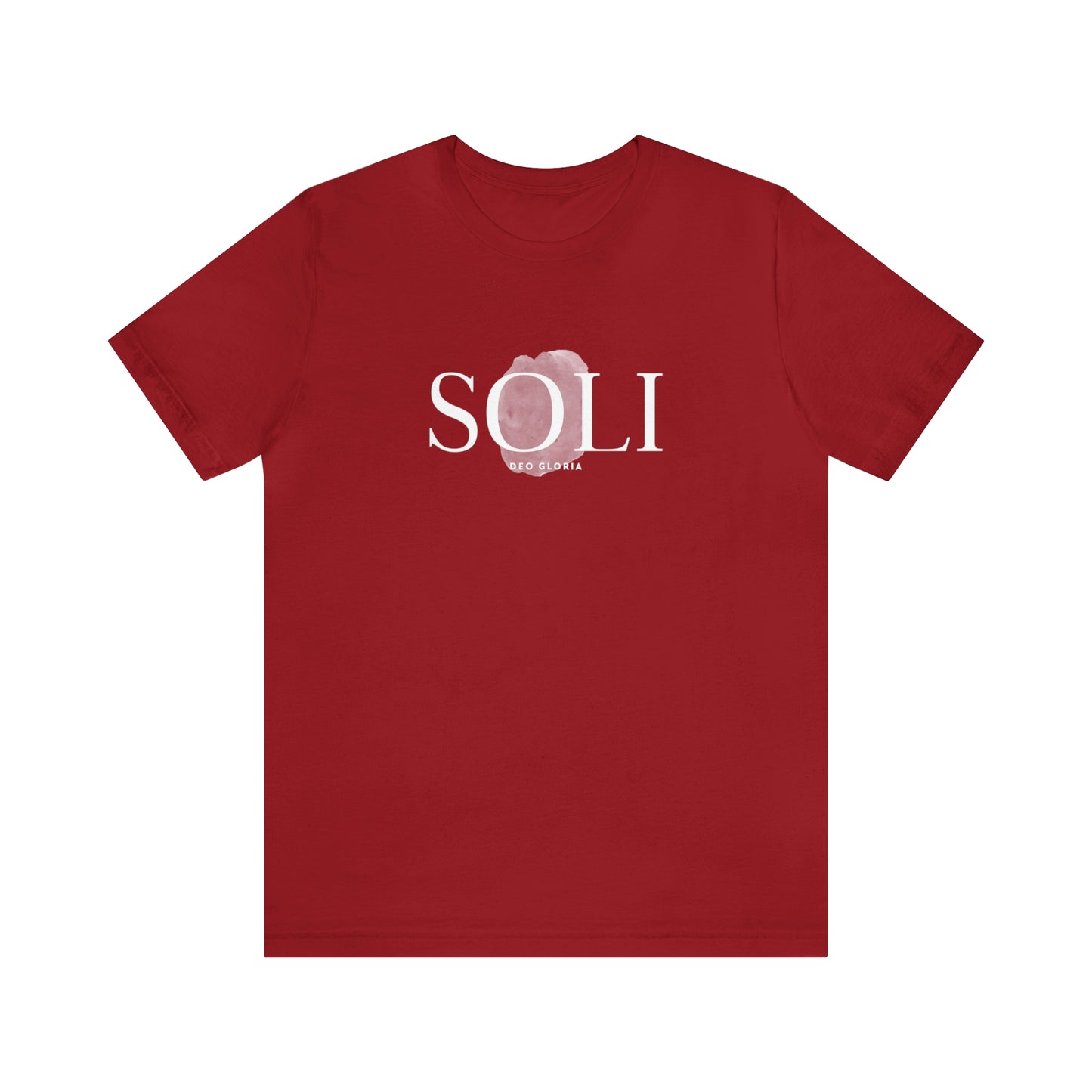 Soli Deo Gloria Paintbrush Unisex Jersey Short Sleeve Tee