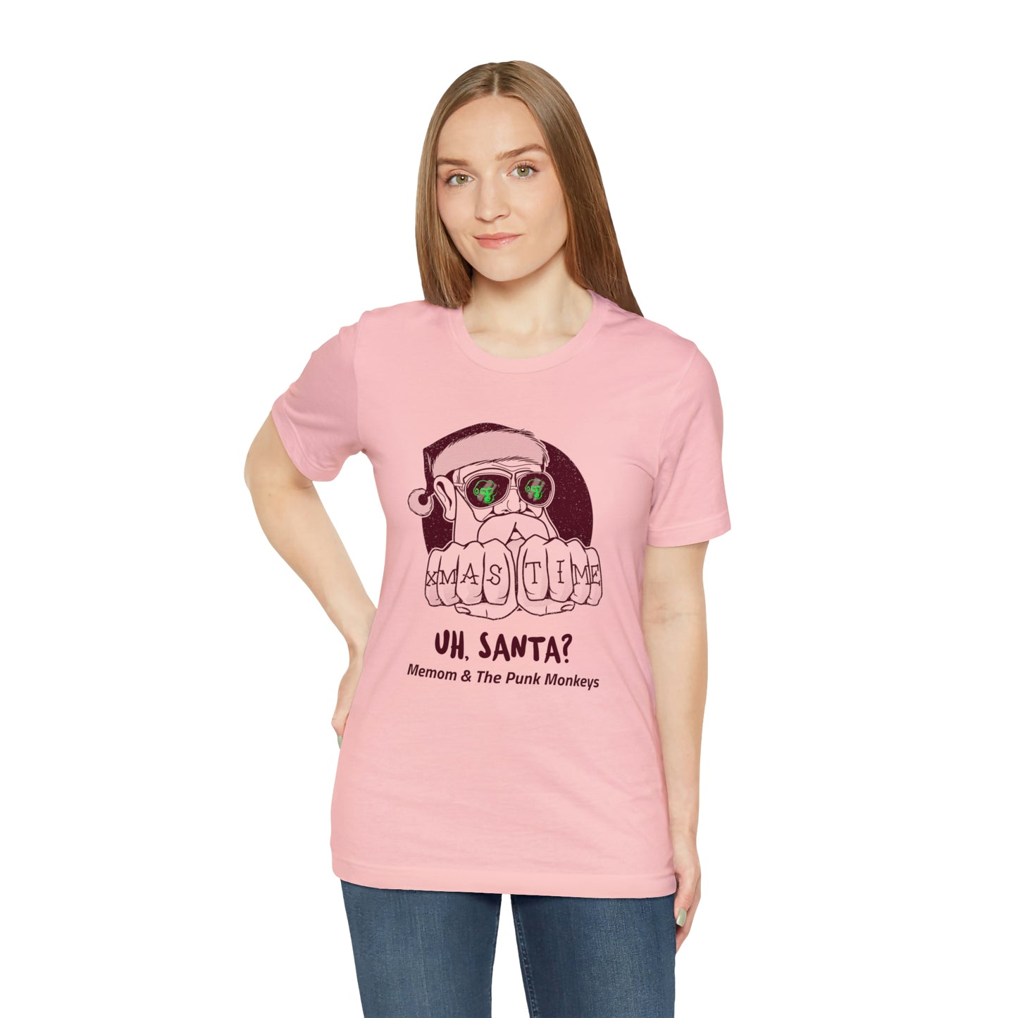 Uh, Santa? Unisex Jersey Short Sleeve Tee