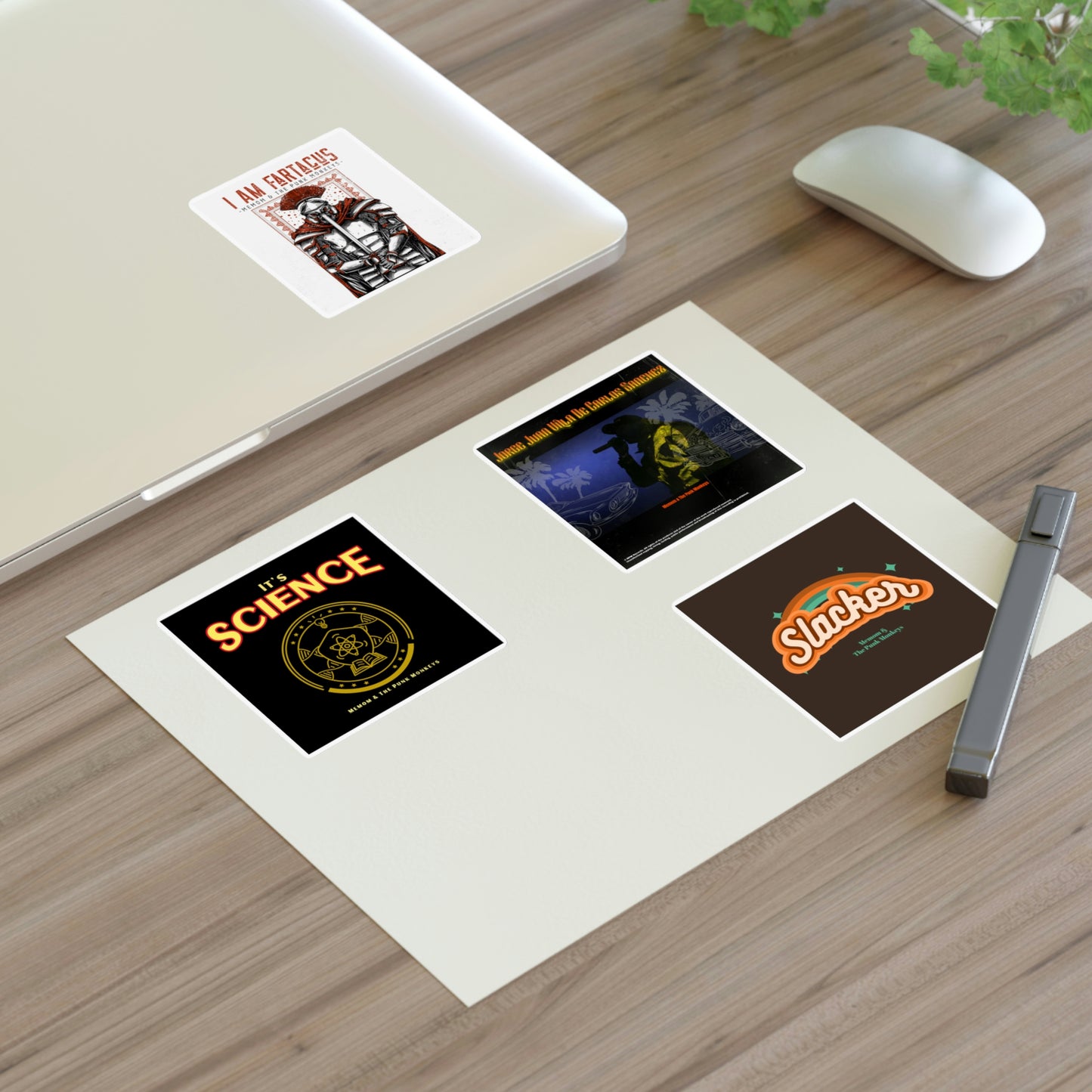 Memom & The Punk Monkeys Sticker Sheets Vol. 4