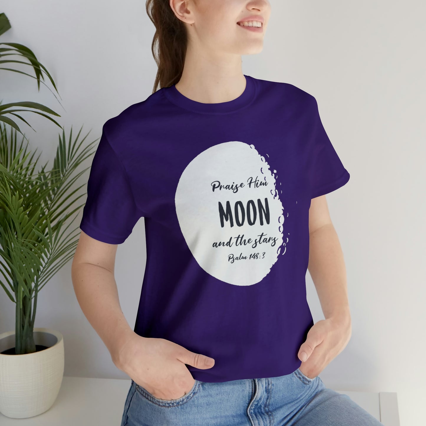The Moon Unisex Jersey Short Sleeve Tee