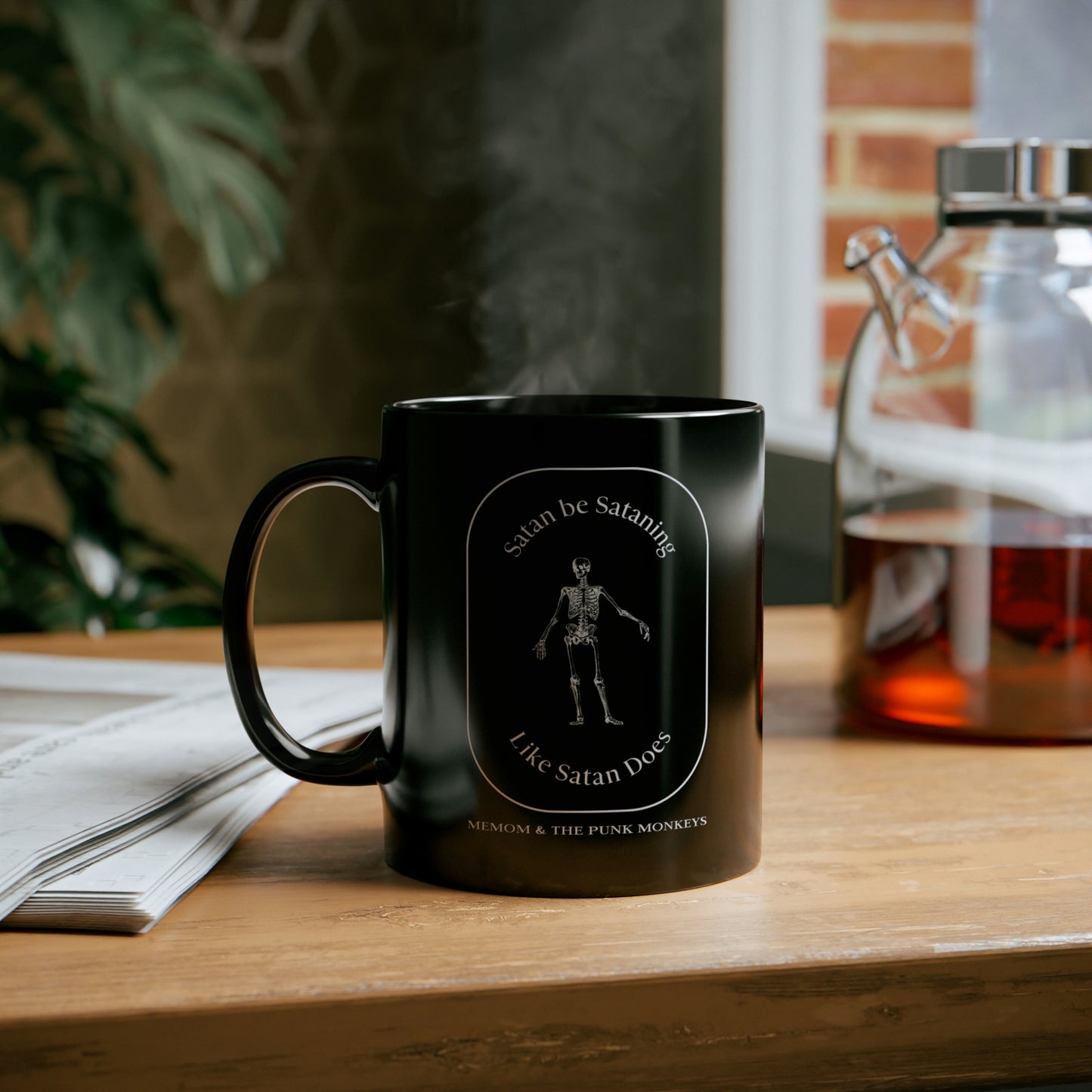 Satan Be Sataning Like Satan Does 11oz Black Mug