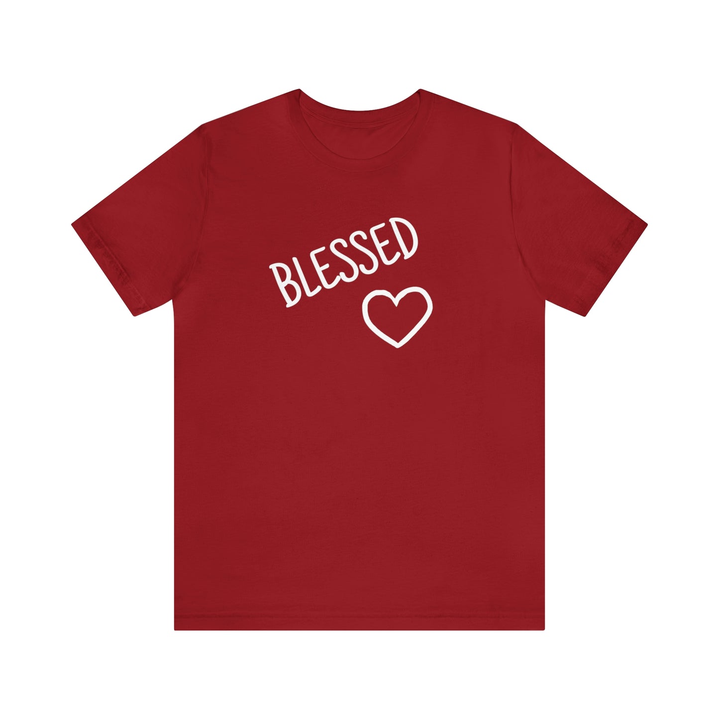 Blessed Heart Unisex Jersey Short Sleeve Tee
