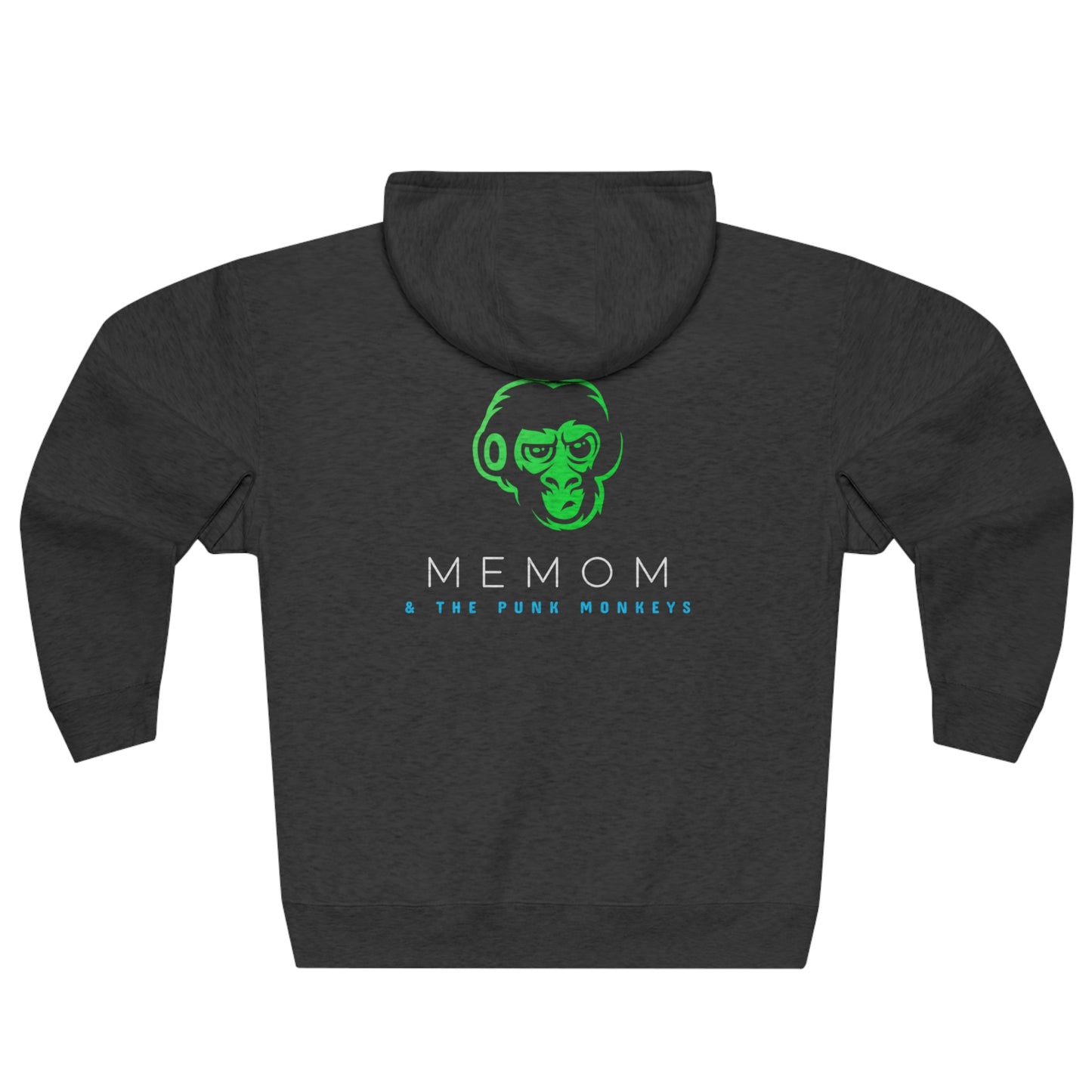 Memom & The Punk Monkeys Unisex Premium Full Zip Hoodie