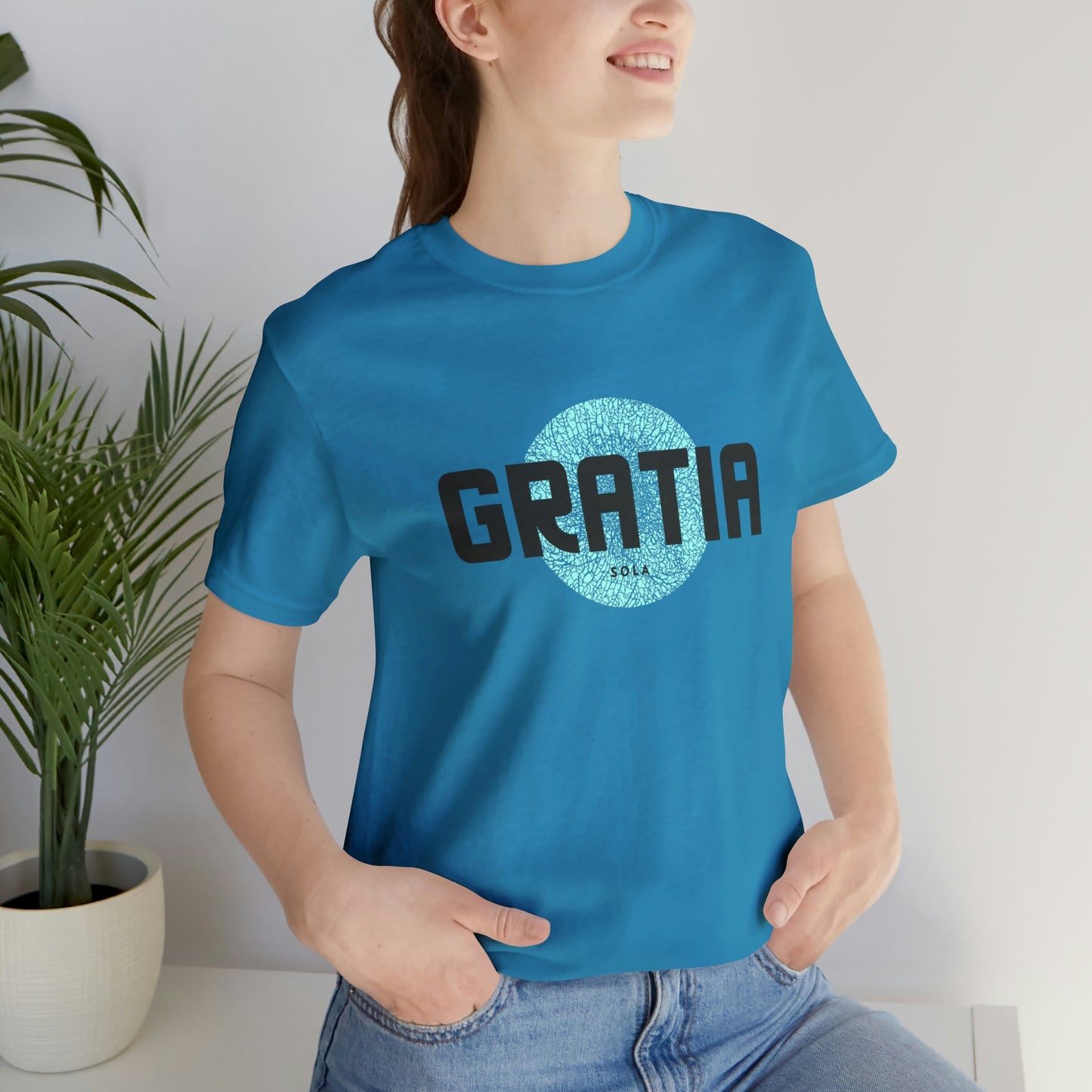Sola Gratia Unisex Jersey Short Sleeve Tee
