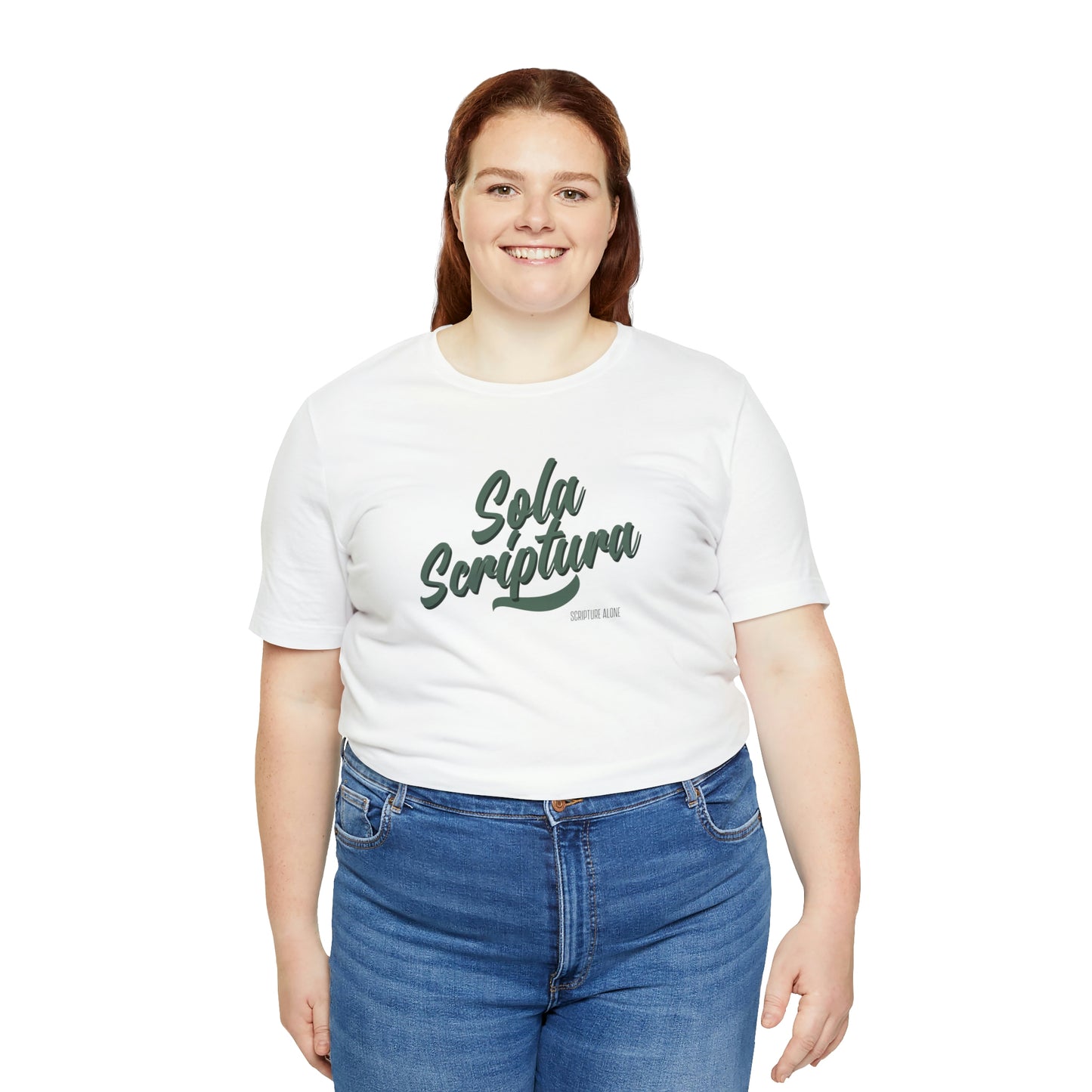 Sola Scriptura Unisex Jersey Short Sleeve Tee