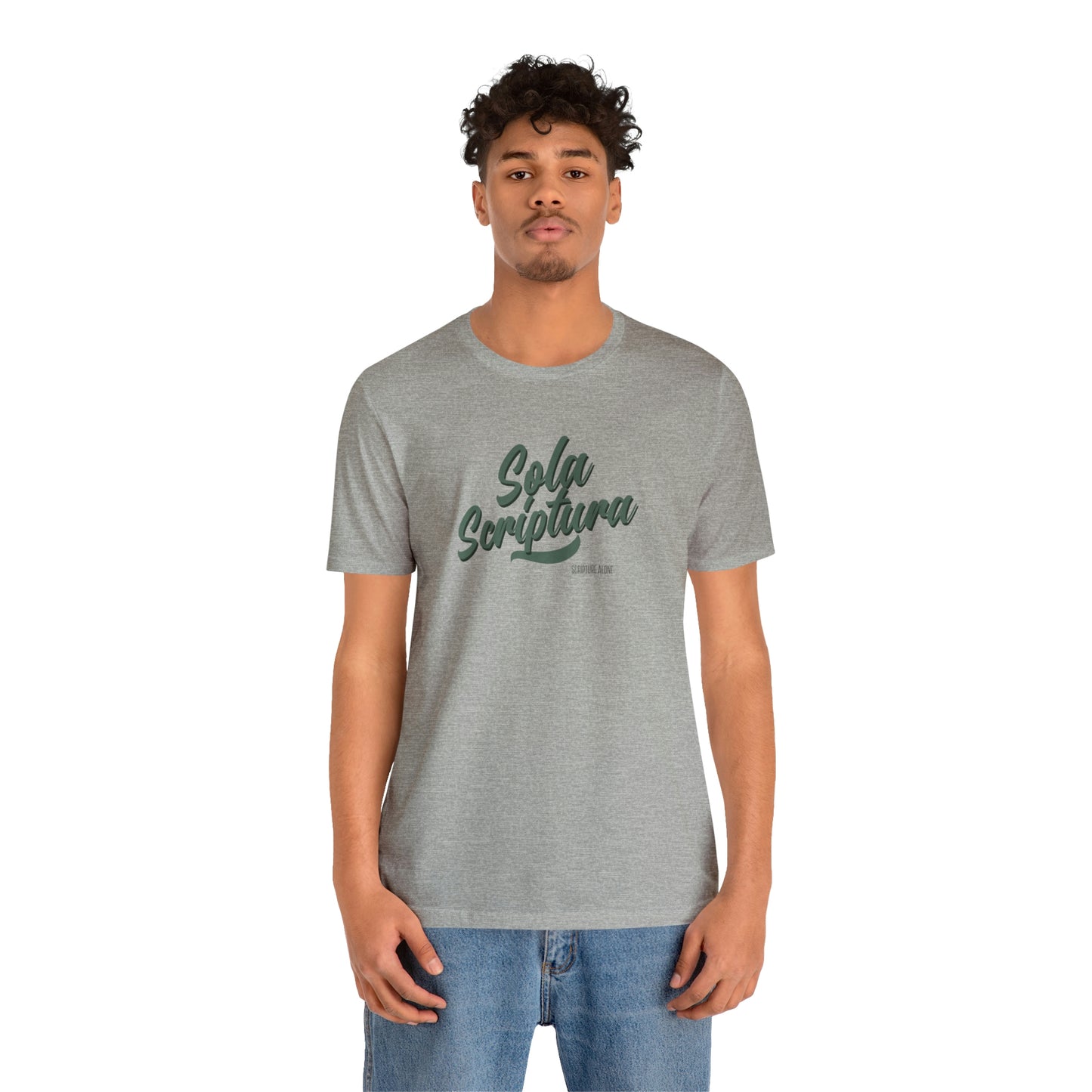 Sola Scriptura Unisex Jersey Short Sleeve Tee