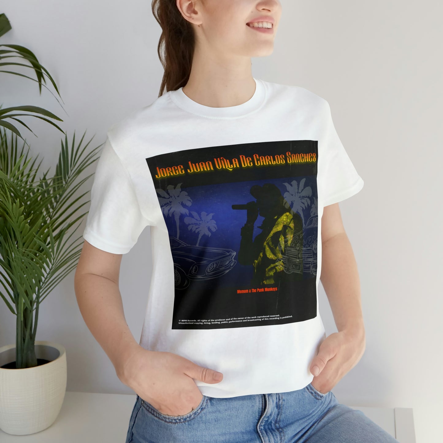 Jorge Juan Villa De Carlos Sanchez Unisex Jersey Short Sleeve Tee