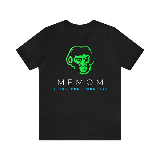Memom and the Punk Monkeys Logo Unisex Jersey Short Sleeve Tee