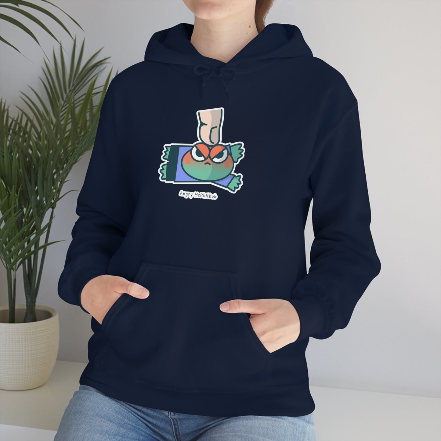 Angry McPhilbob Unisex Heavy Blend™ Hooded Sweatshirt