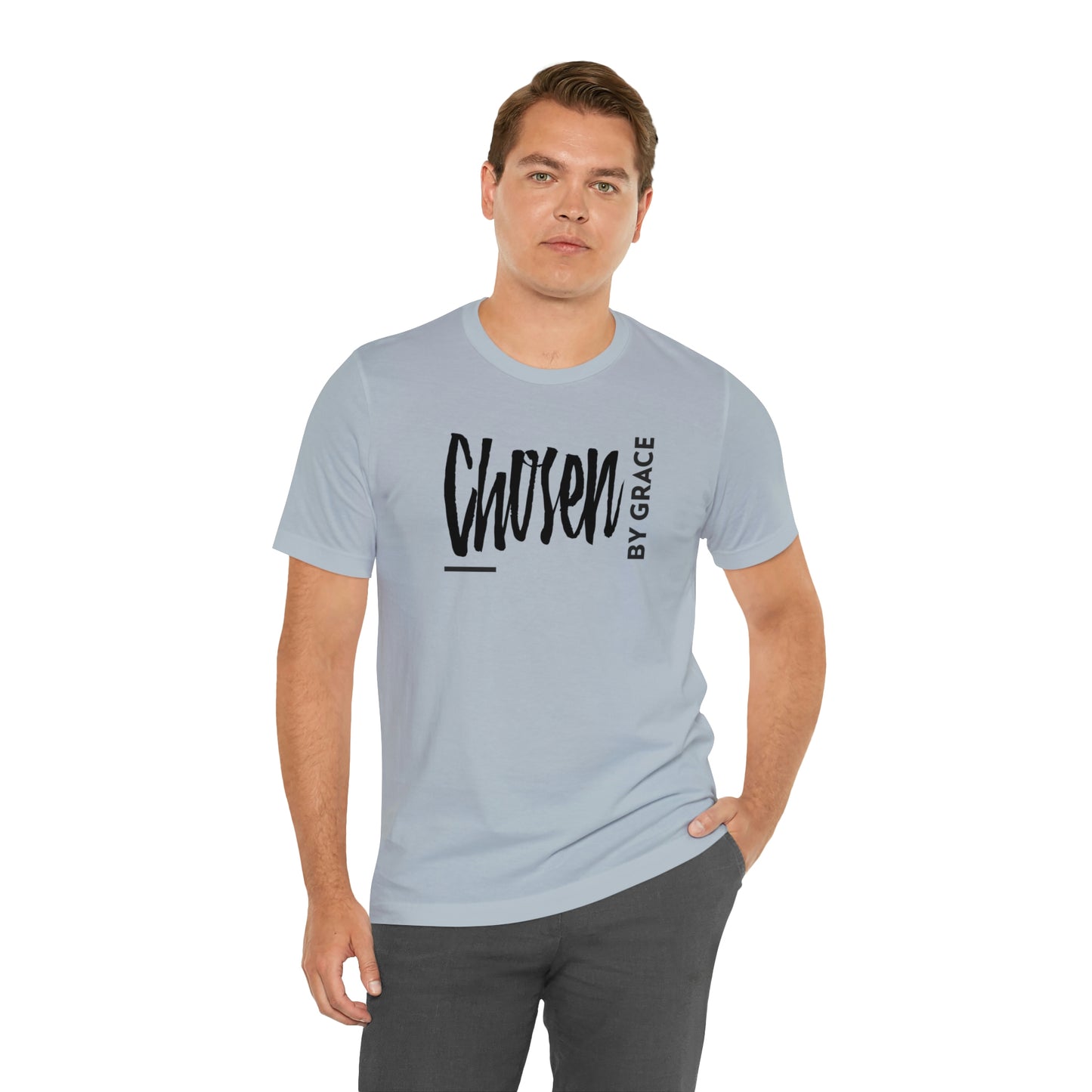 Chosen By Grace Sideways Unisex Jersey Short Sleeve Tee
