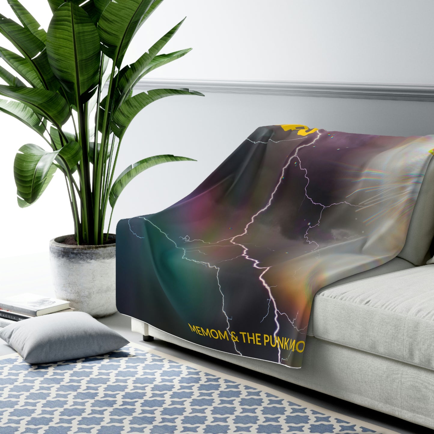 Yogurt Lips Sherpa Fleece Blanket