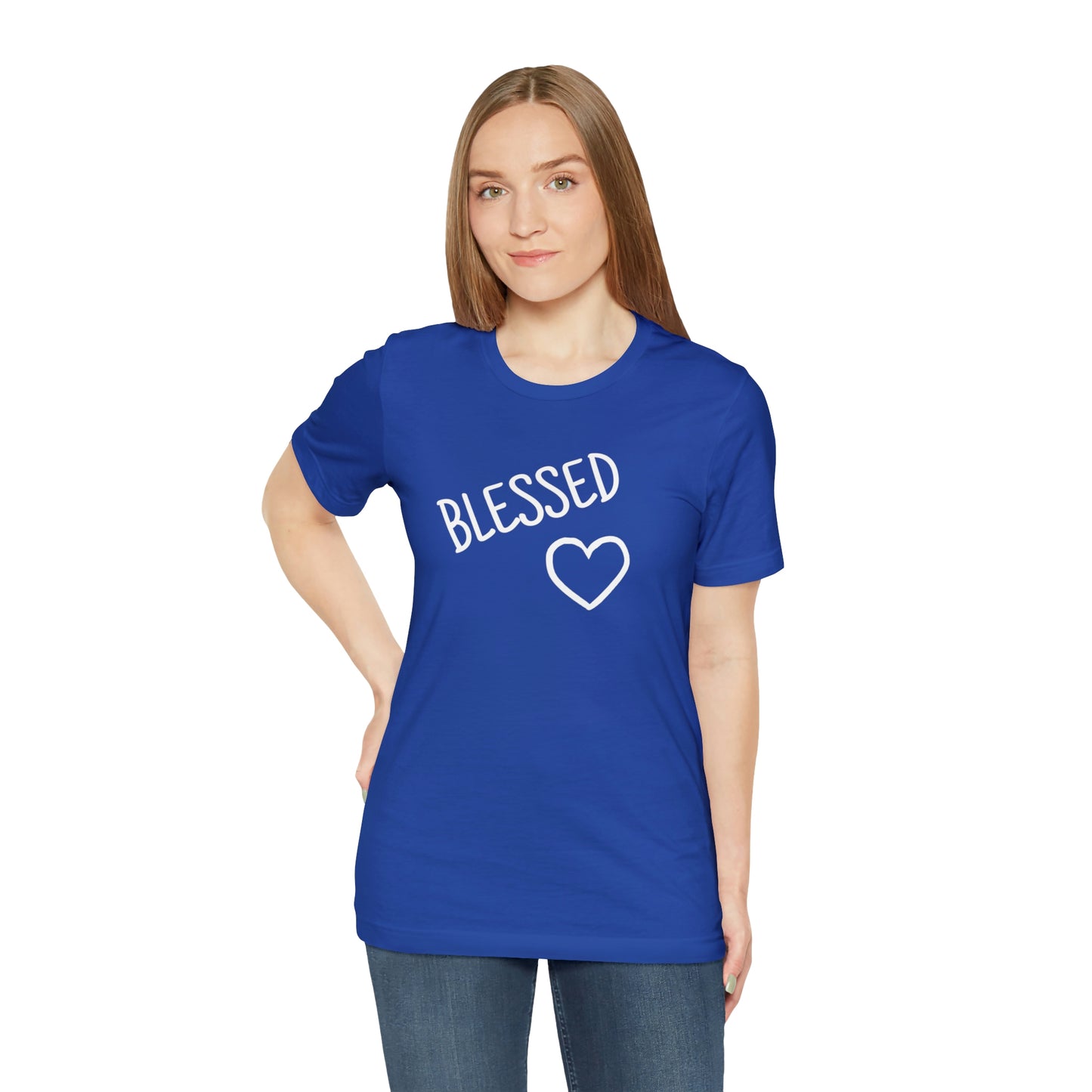 Blessed Heart Unisex Jersey Short Sleeve Tee