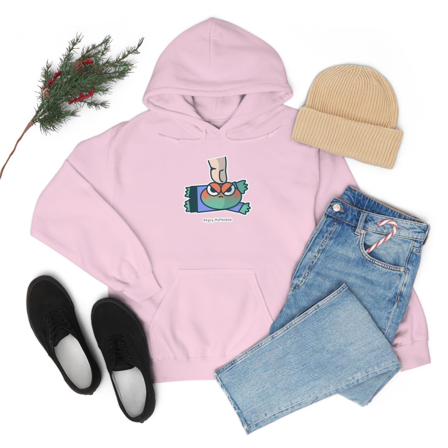 Angry McPhilbob Unisex Heavy Blend™ Hooded Sweatshirt