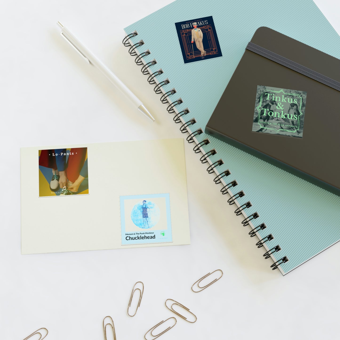 Memom & The Punk Monkeys Sticker Sheets Vol. 2