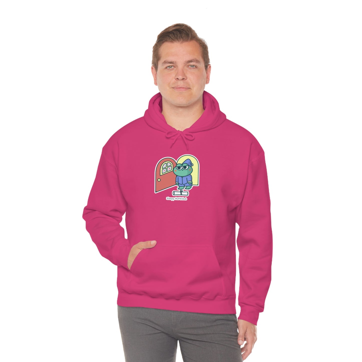 Sleepy McPhilbob Unisex Heavy Blend™ Hooded Sweatshirt