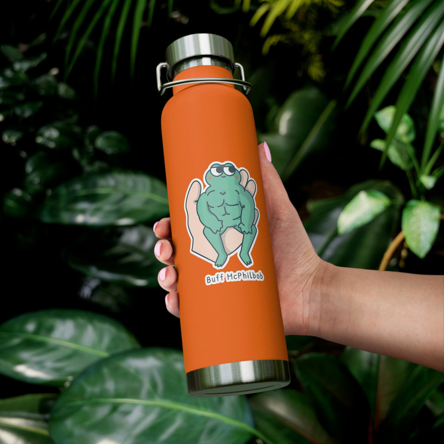 Buff McPhilbob Copper Vacuum Insulated Bottle, 22oz