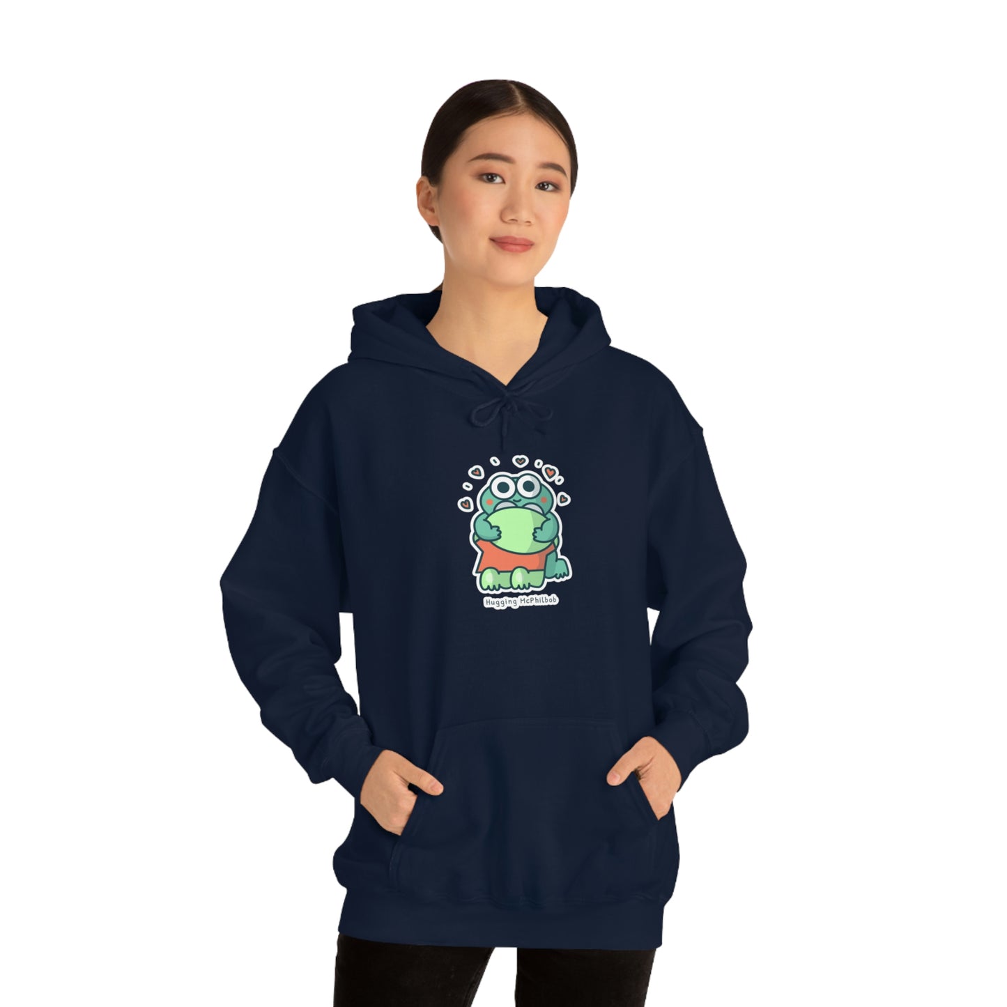 Hugging McPhilbob Unisex Heavy Blend™ Hooded Sweatshirt