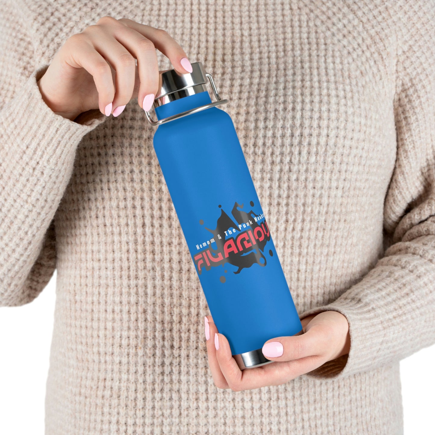 Filarious Copper Vacuum Insulated Bottle, 22oz
