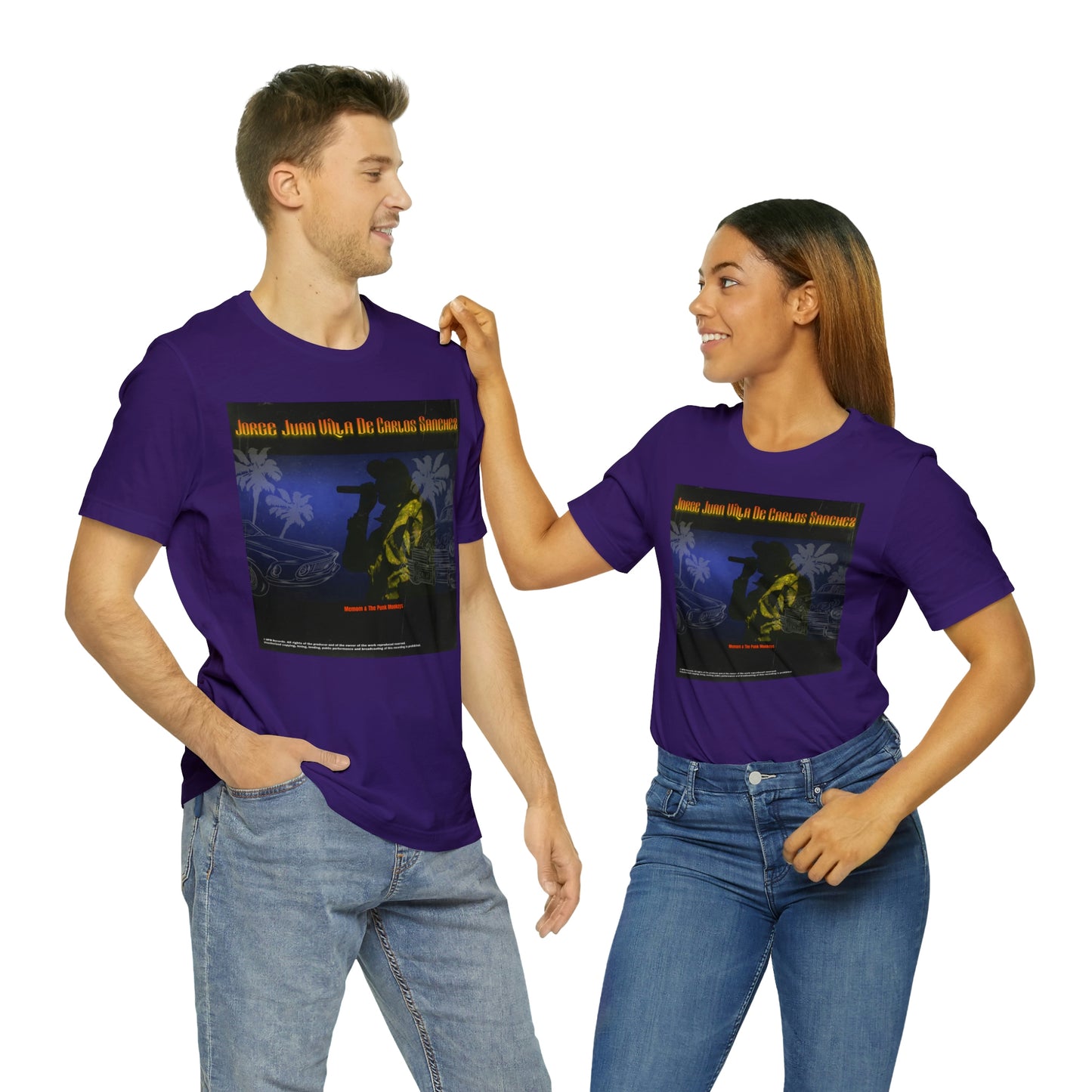 Jorge Juan Villa De Carlos Sanchez Unisex Jersey Short Sleeve Tee