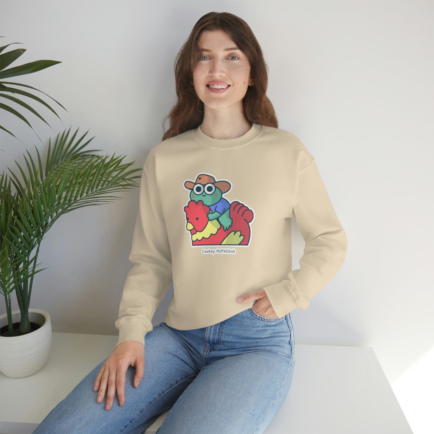 Cowboy McPhilbob Unisex Heavy Blend™ Crewneck Sweatshirt