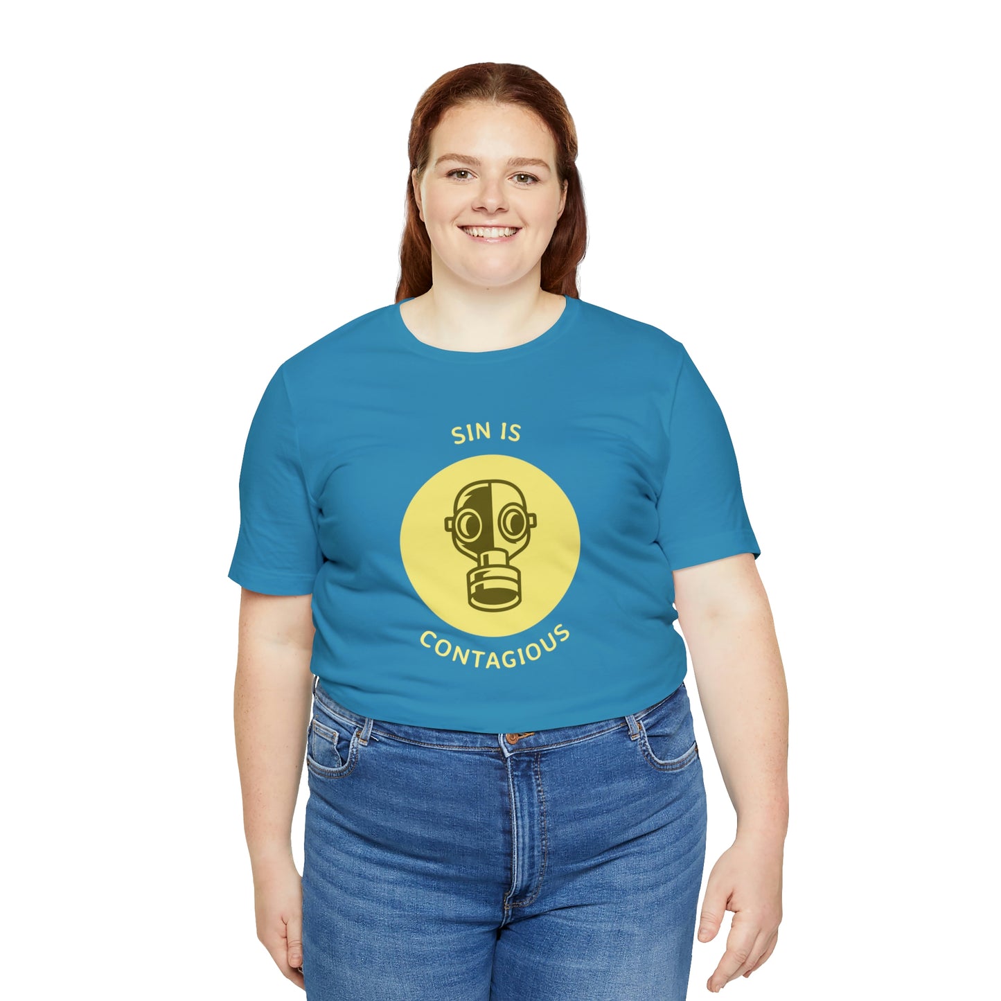 Sin is Contagious Unisex Jersey Short Sleeve Tee
