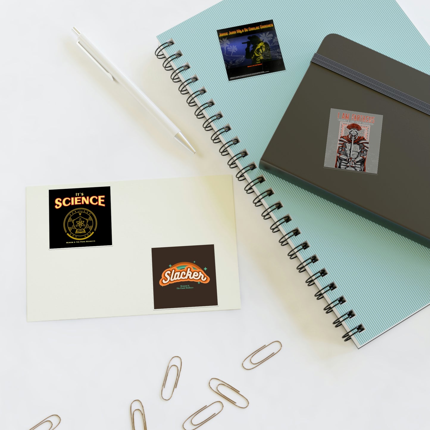 Memom & The Punk Monkeys Sticker Sheets Vol. 4