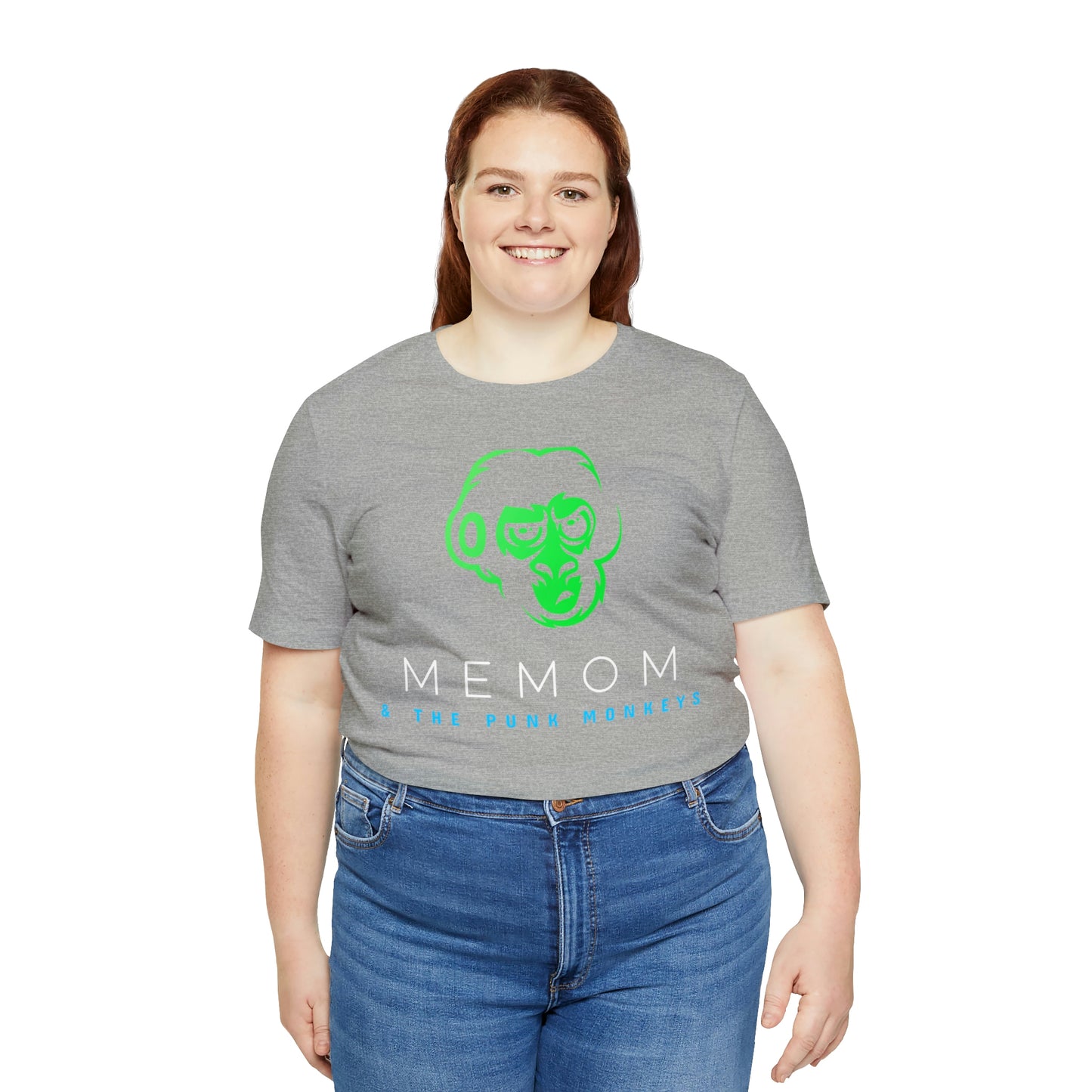 Memom and the Punk Monkeys Logo Unisex Jersey Short Sleeve Tee