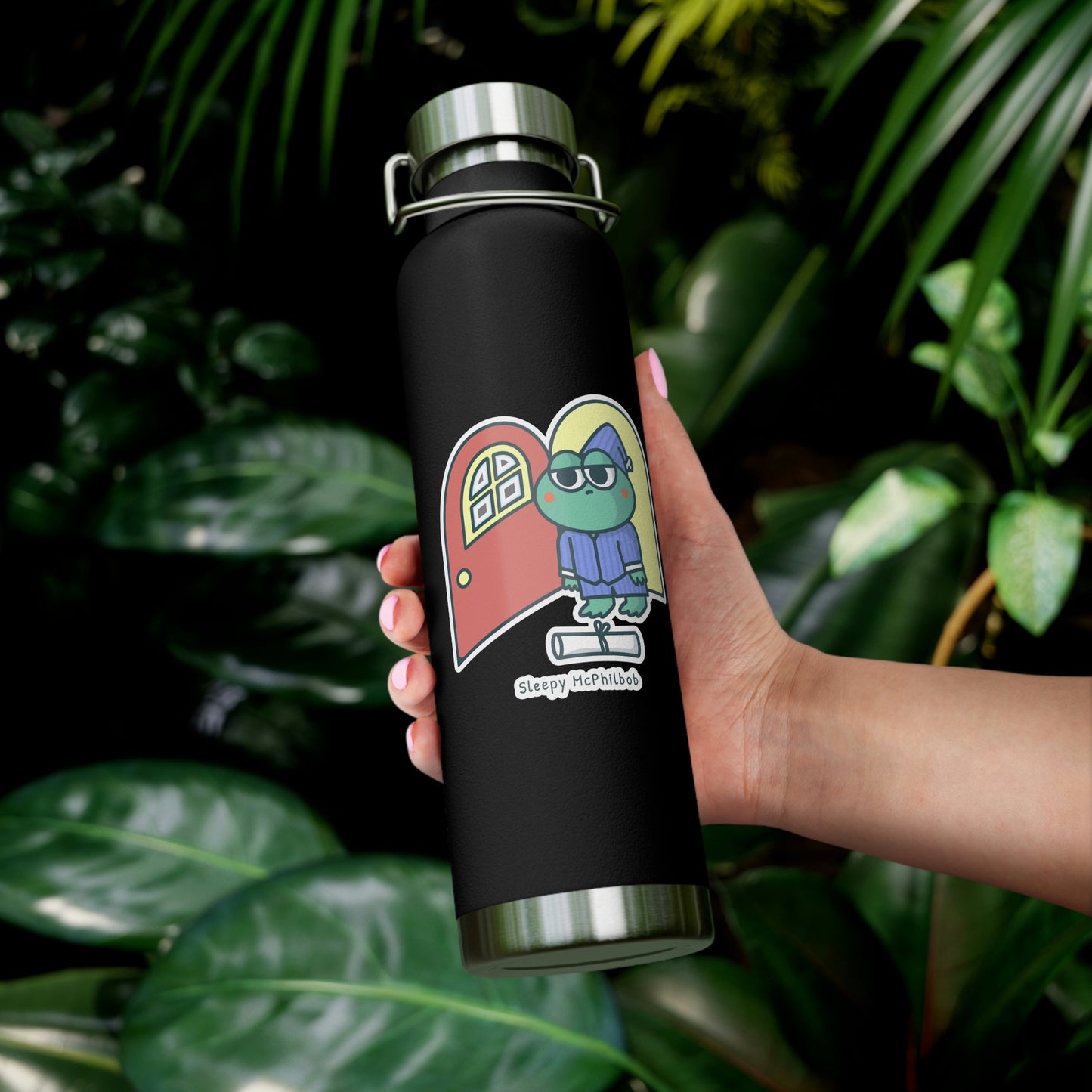 Sleepy McPhilbob 22oz Vacuum Insulated Bottle
