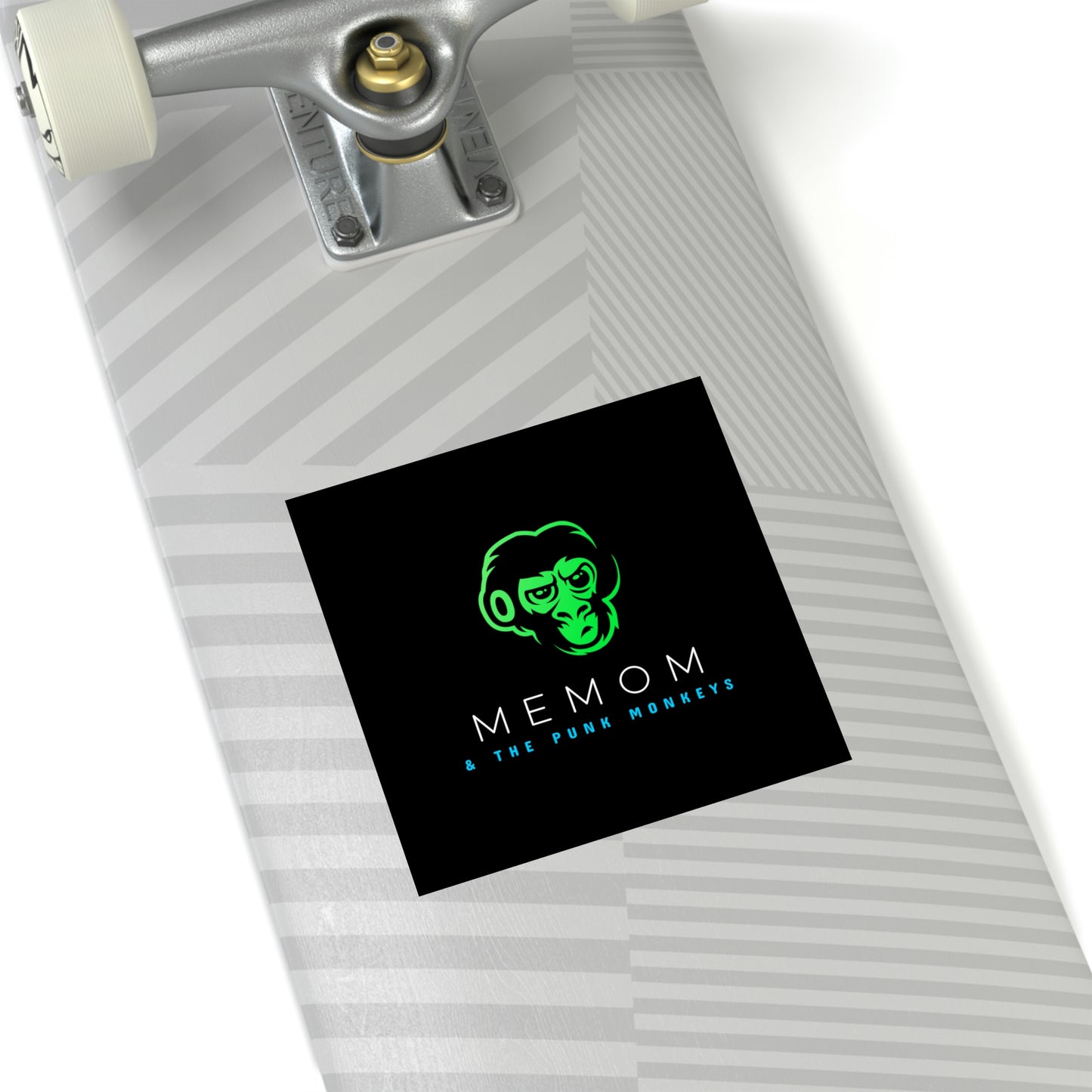 Memom & The Punk Monkeys Square Stickers, Indoor\Outdoor