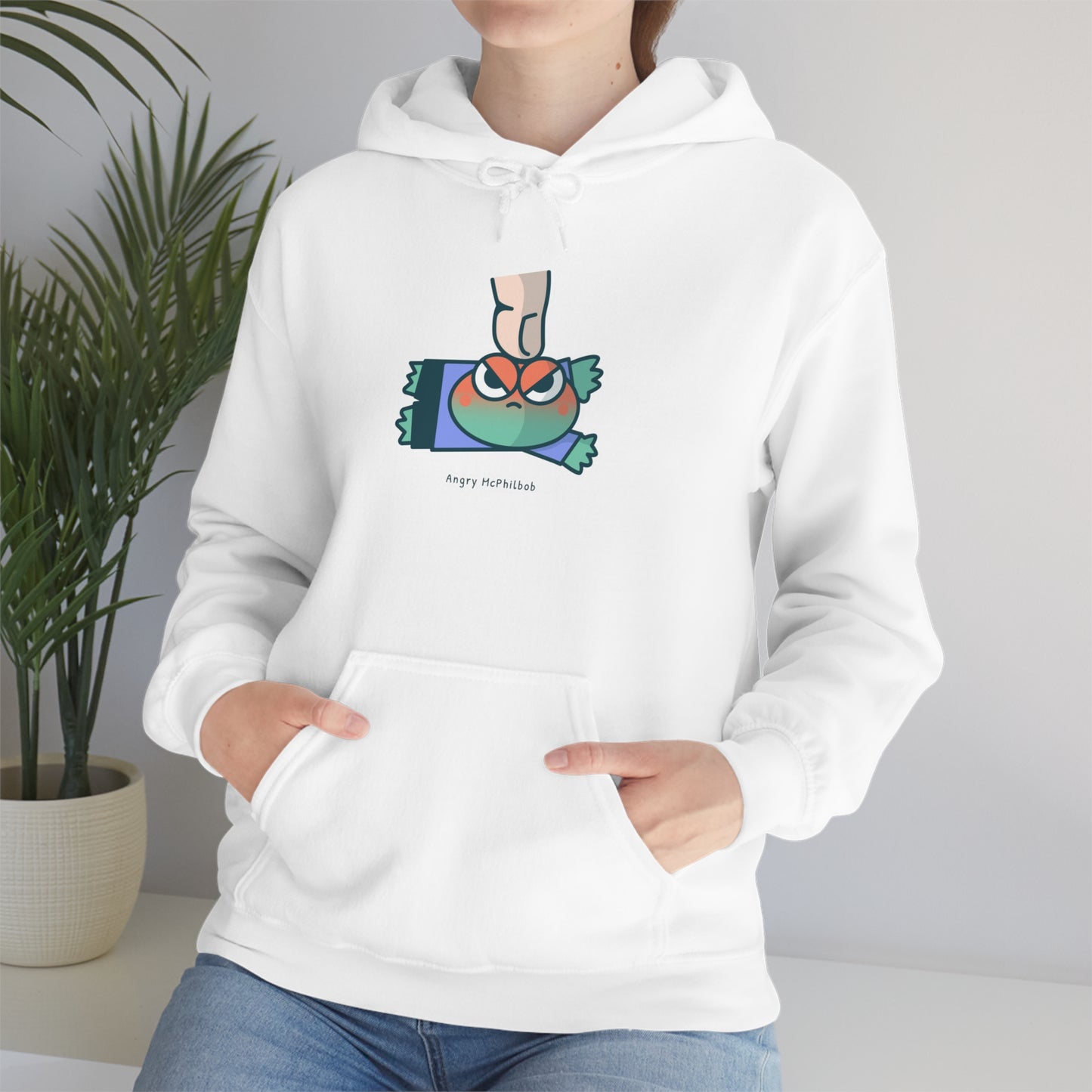 Angry McPhilbob Unisex Heavy Blend™ Hooded Sweatshirt