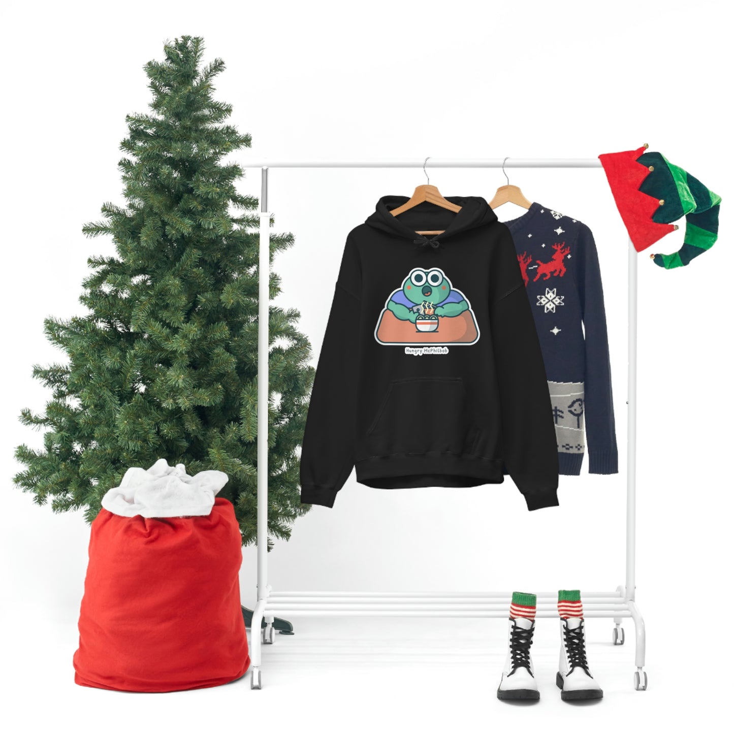 Hungry McPhilbob Unisex Heavy Blend™ Hooded Sweatshirt