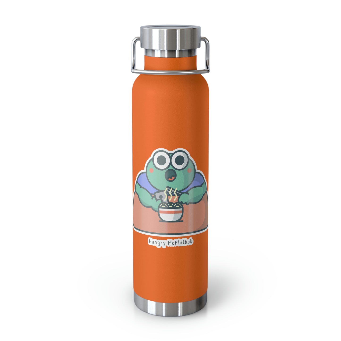 Hungry McPhilbob Copper Vacuum Insulated Bottle, 22oz