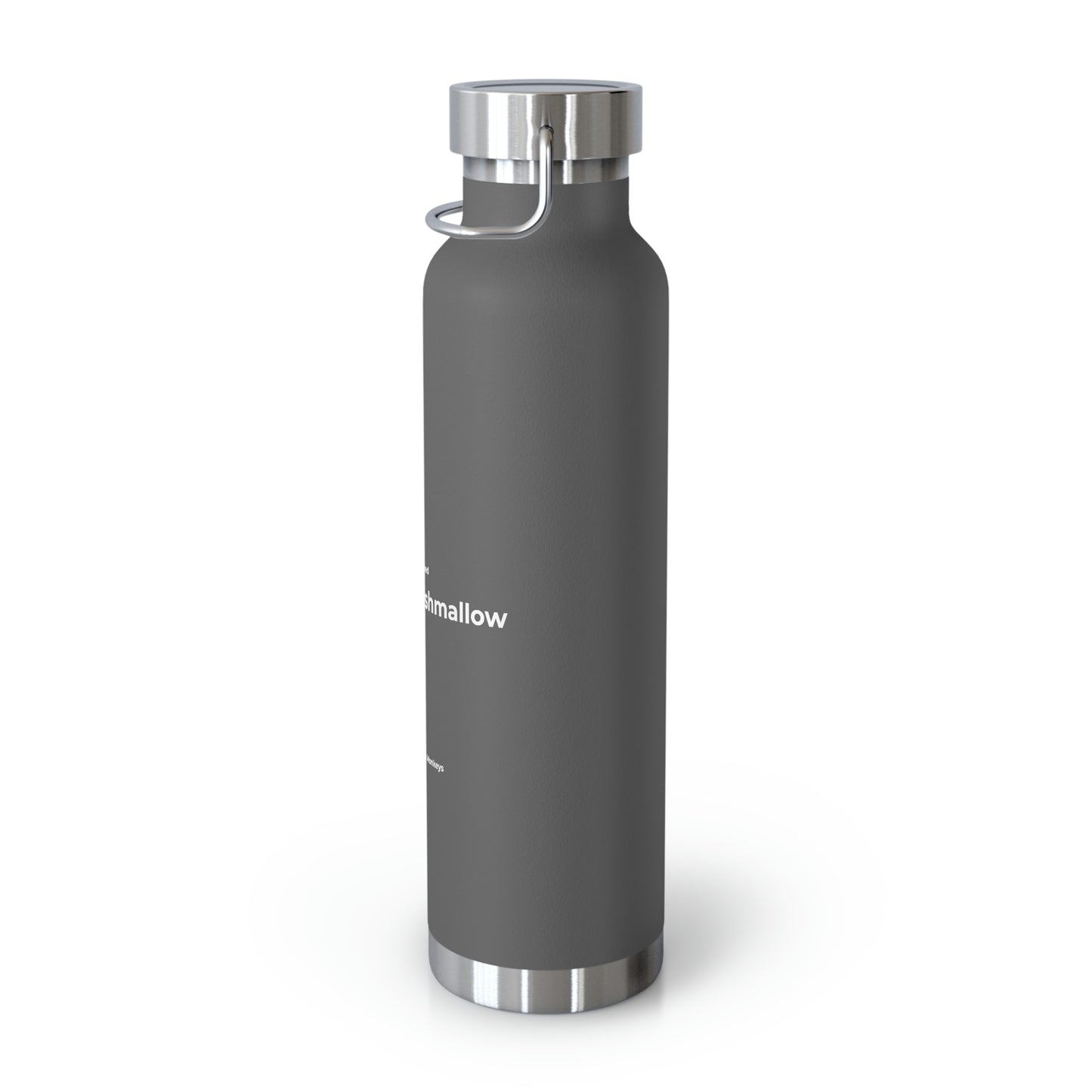 We've Reached the Pink Marshmallow Copper Vacuum Insulated Bottle, 22oz