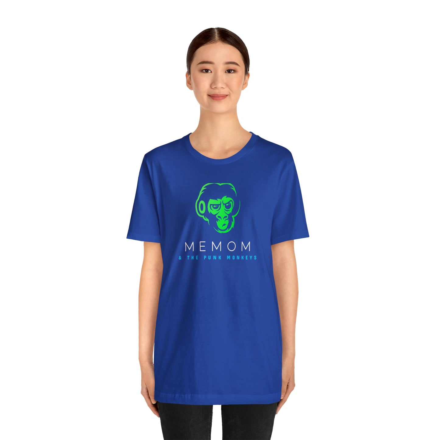 Memom and the Punk Monkeys Logo Unisex Jersey Short Sleeve Tee