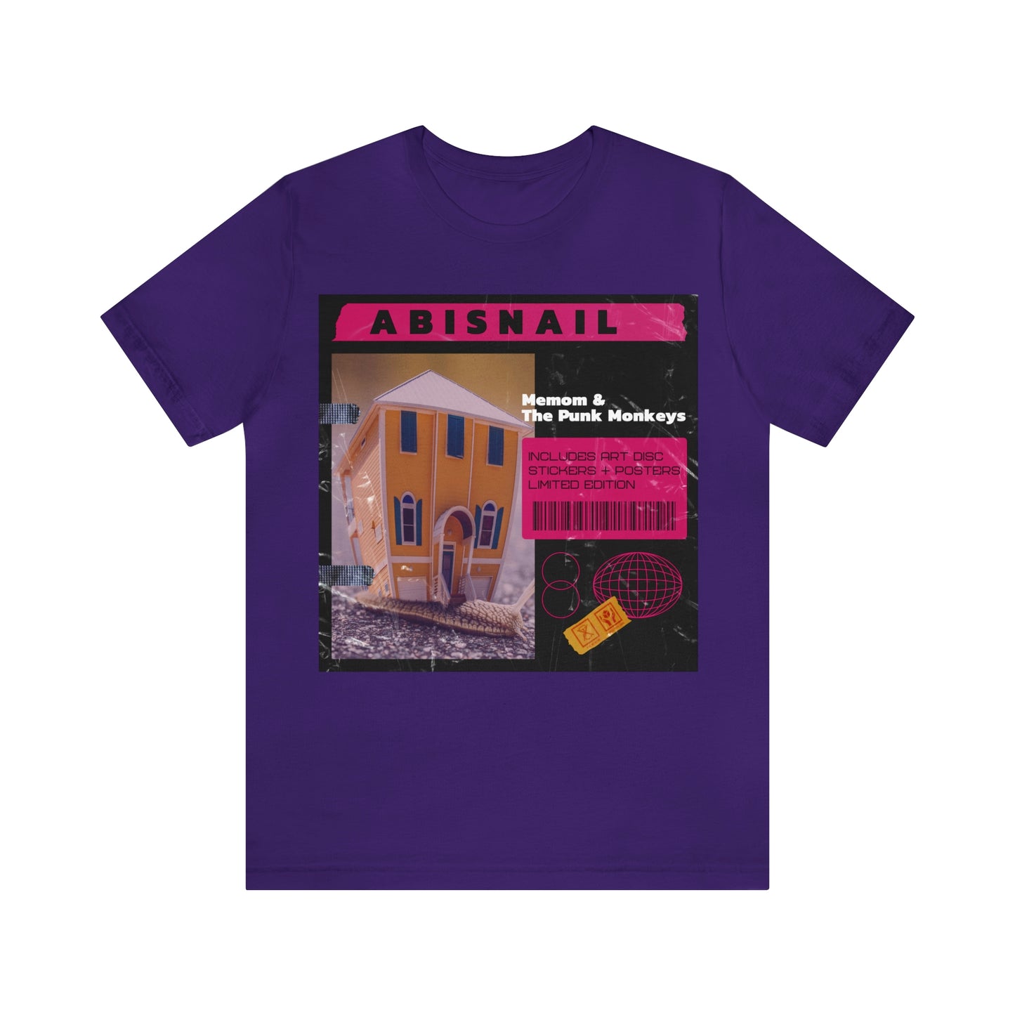 Abisnail Unisex Jersey Short Sleeve Tee